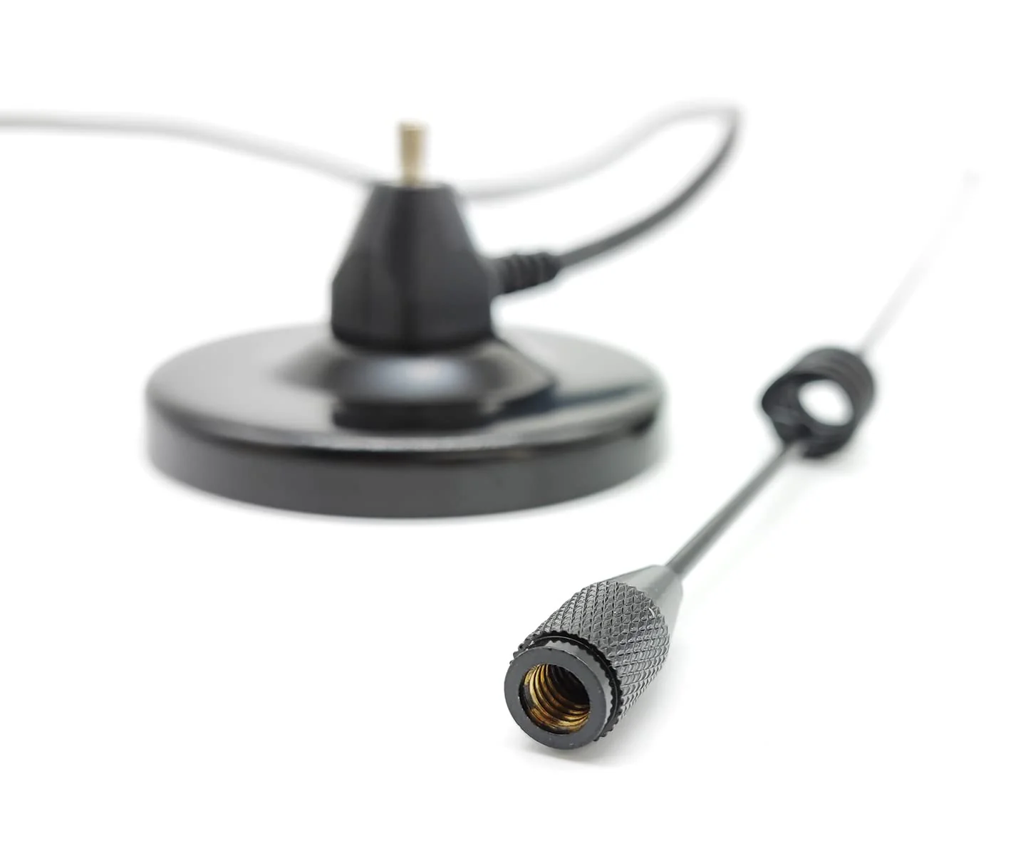 Dualband Antenna 2meter 70cm Mobile VHF/UHF Ham Radio (137-149, 437-480 Mhz) Mag Mount Magnet Base PL-259 Connector, 10 Ft RG58 Cable - Image 3