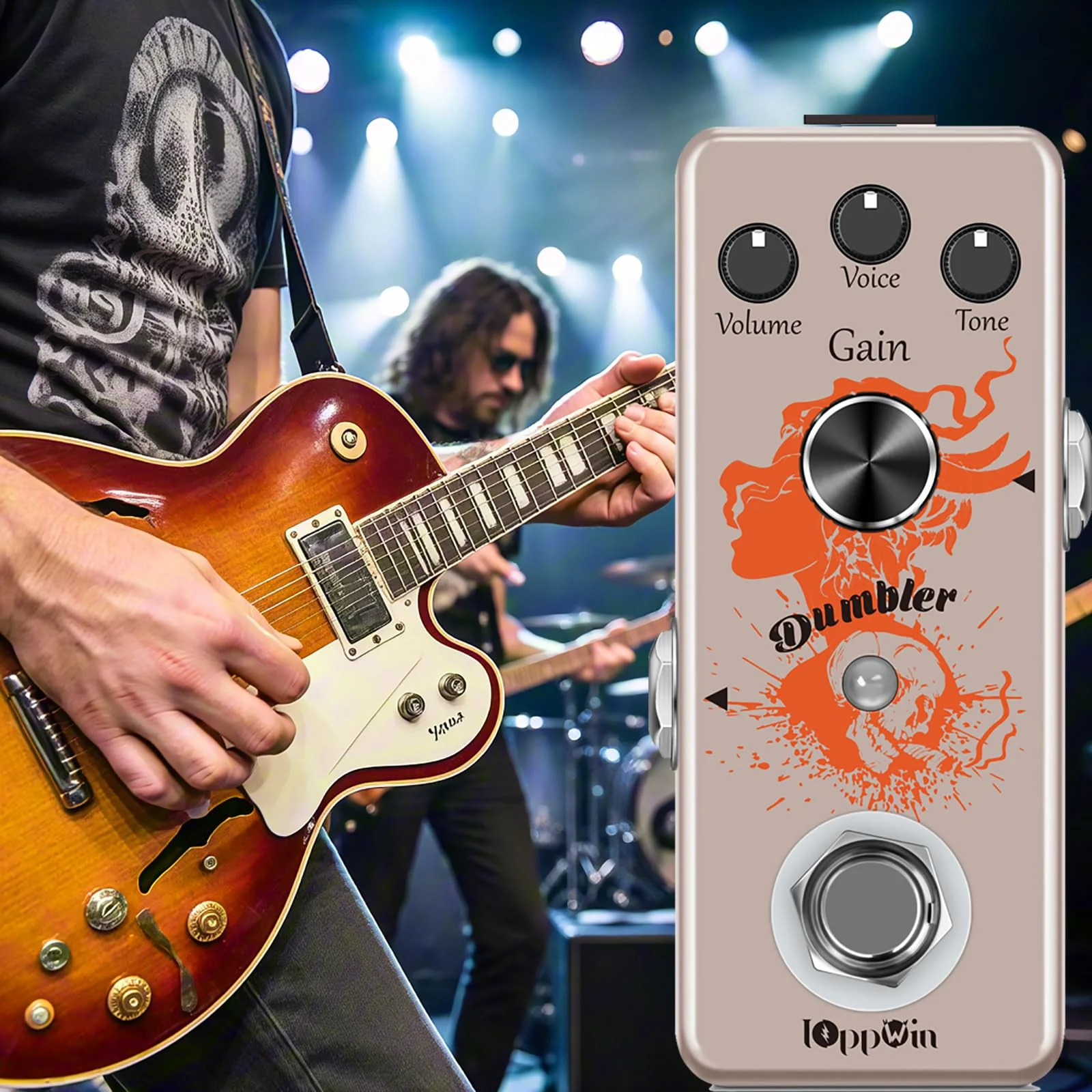Dumbler OD Dumble Overdrive Pedal - Vintage Amp Simulator, Classic Overdrive Tone, True Bypass, Mini Metal Enclosure (DC 9V) - Image 4