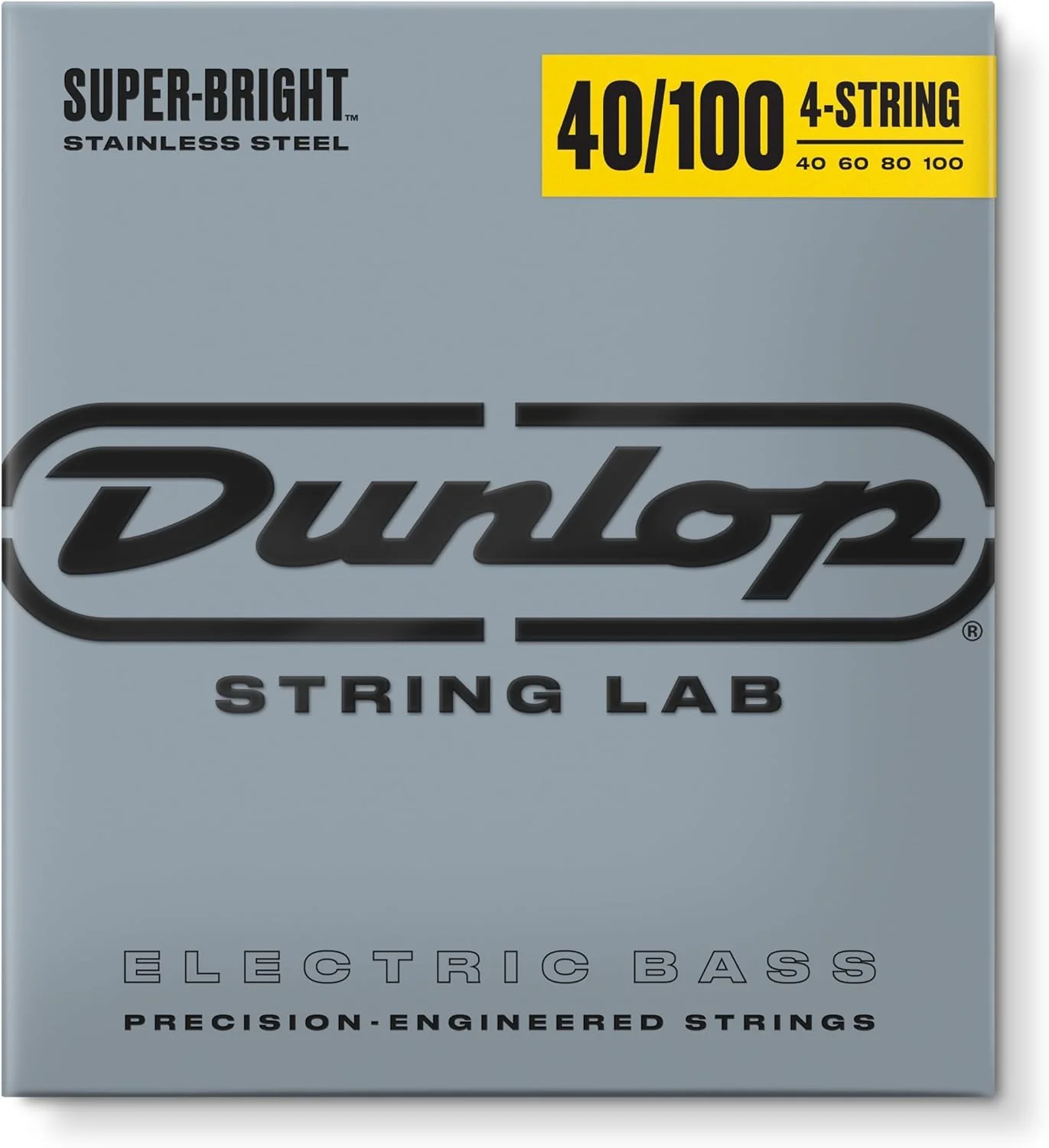 Dunlop DBSBS40100 Super Bright Bass Strings, Stainless Steel, Light, .040-.100, 4 Strings/Set (2 Pack) - Image 2