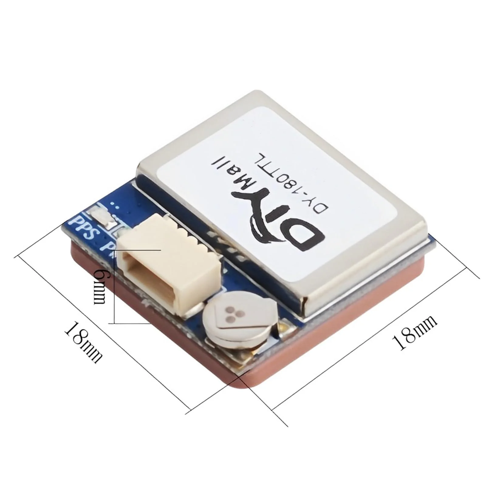 DY-180TTL GPS Receiver Module Dual Glonass GPS Navigation Module TTL Level 9600bps with GPS Antenna for Arduino FPV Aircraft,Replace BN-180 GPS DY-180 - Image 2