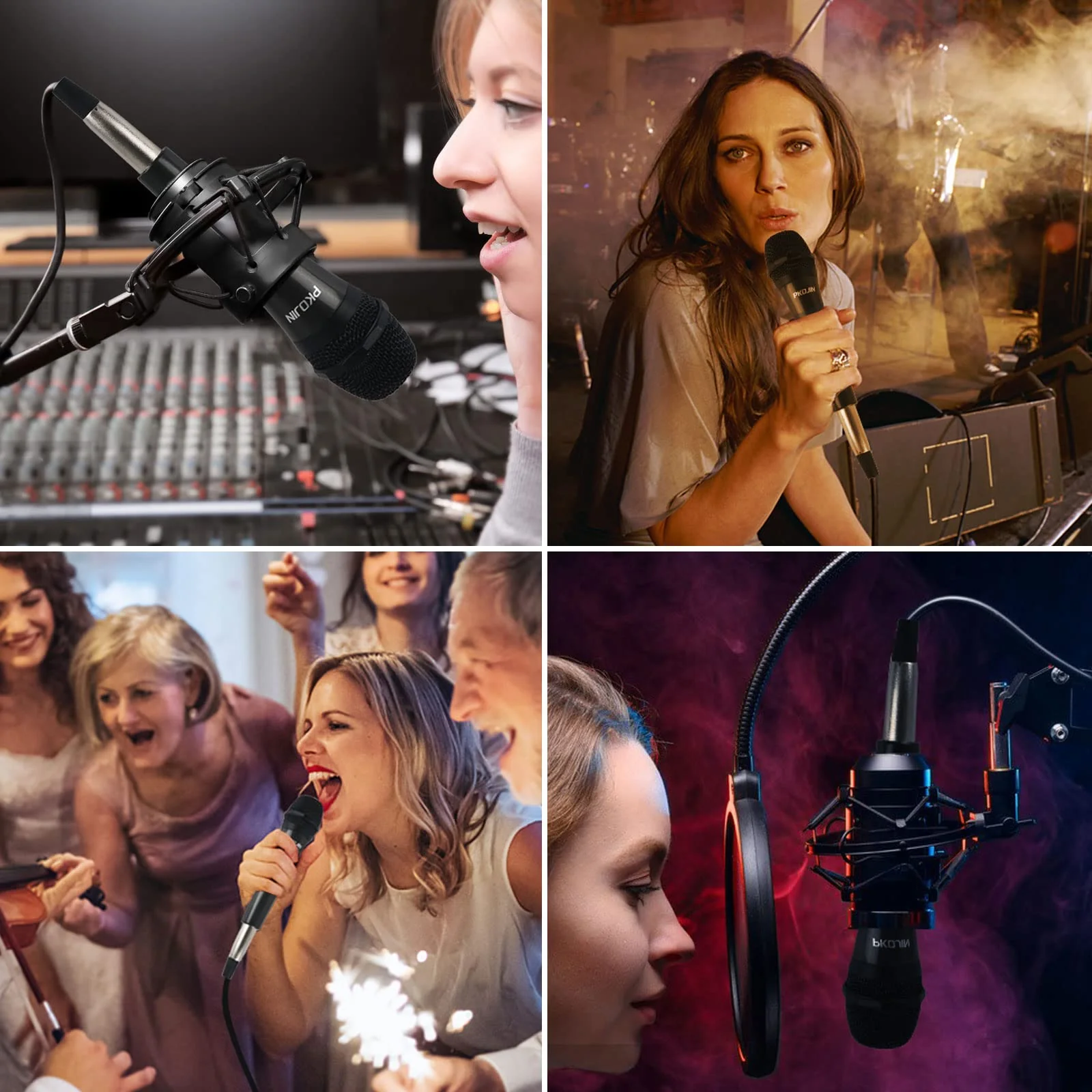 Dynamic Karaoke Microphone for Singing, Vocal Wired Microphone for Karaoke, Handheld Mic with 10 Ft Cable, Mics for Speaker with ON/Off Switch - Image 6