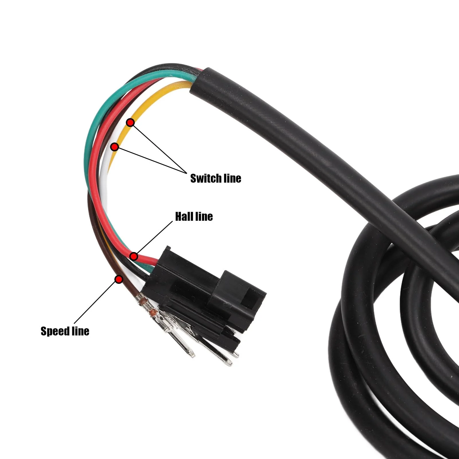 E Bike Grips Throttle Electric Scooter Twist Handlebar with LCD Display Throttle Accelerator Handle Grips with Cable Key Knock for tuttio Scooter Motorcycle 24V-72V - Image 9