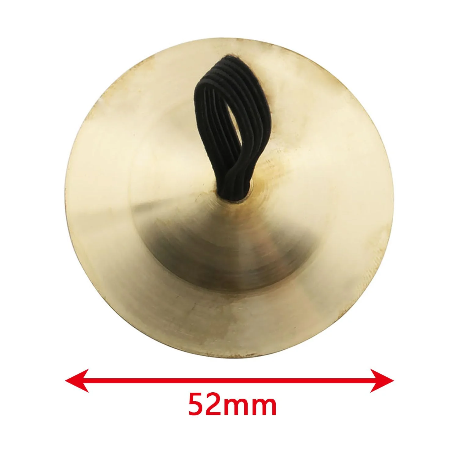 E-outstanding 2PCS 5.2cm Belly Dancing Finger Cymbals Brass Finger Dance Zills Musical Instrument for Dancer Party Single Hand Operation - Image 2