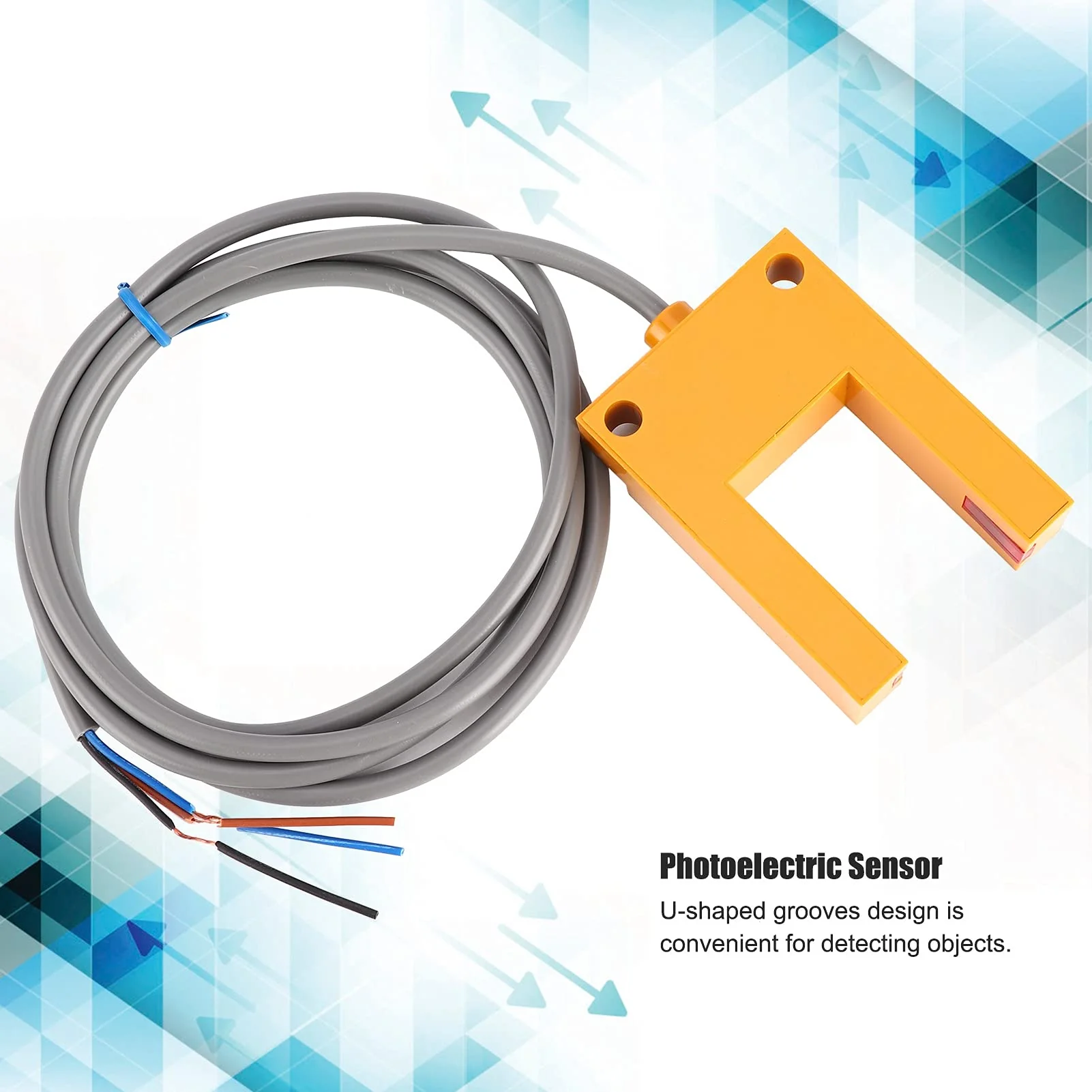 E3S-GS30B4 3-Wire Photoelectric Switch Grooves Type PNP NO Photoelectric Switch Sensor DC10‑30V 200mA - Image 4