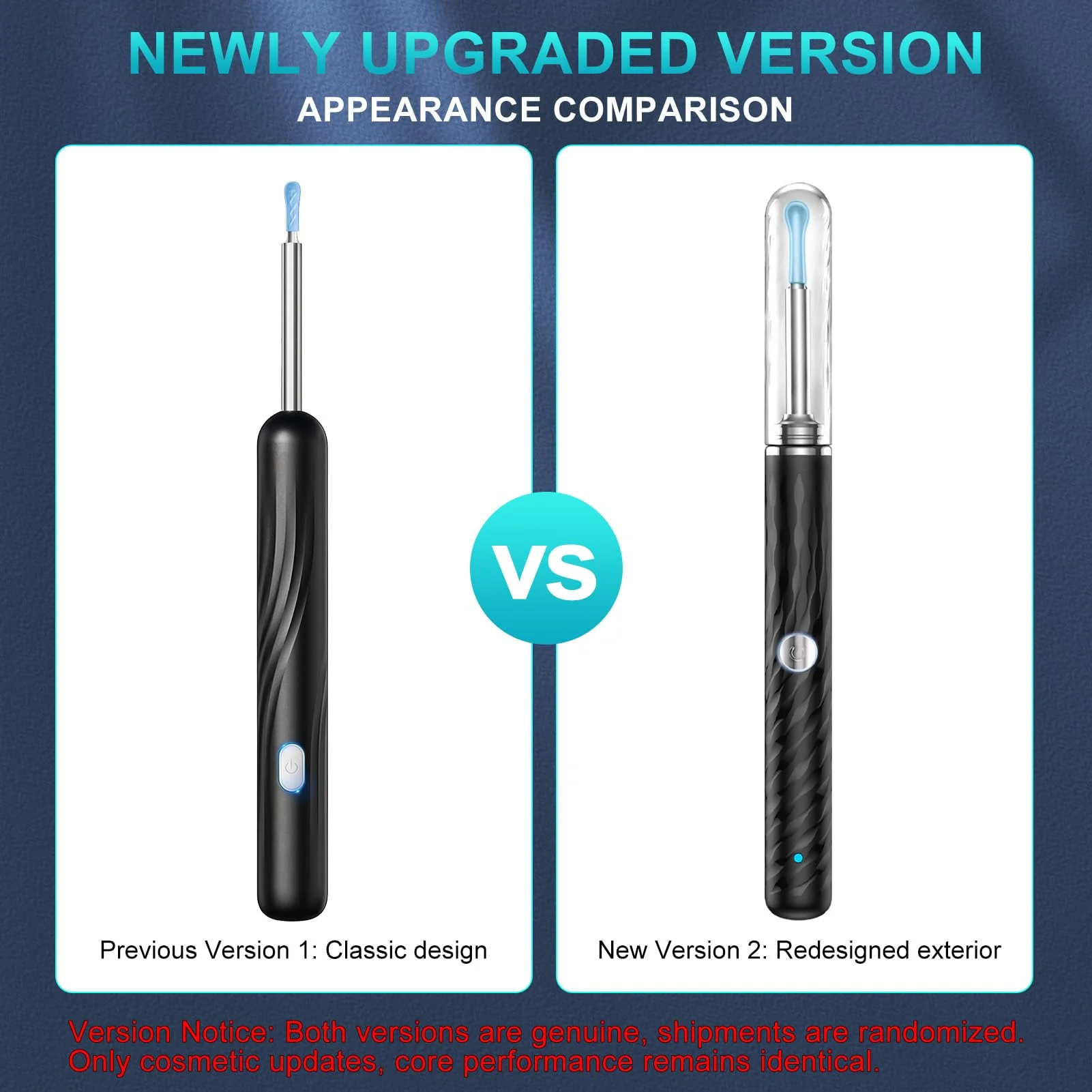 Ear Wax Remover Otoscope, 1080P WiFi Ear Cleaner Camera, IP67 Waterproof Ear Mirror 360° Wide Angle Ear Cleaner Otoscope Ear with 3.5 mm Lens and 6 LEDs for iPhone, iPad and Android, Smartphones - Image 7