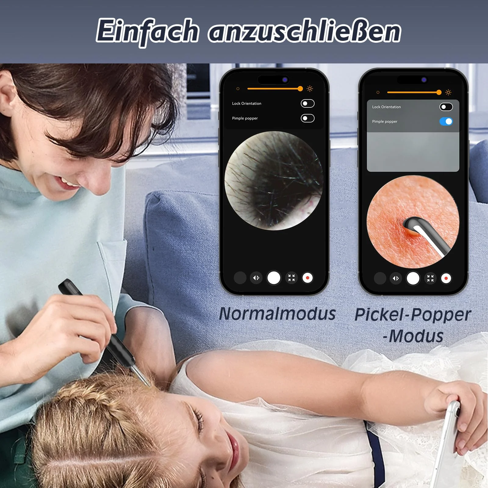 Earwax Remover Otoscope, Ferdiiz 1080P WiFi Direct Connection Ear Cleaner, IP67 Waterproof Ear Cleaner for Adults, 3.5 mm Otoscope for iPhone, iPad and Android Smartphones (Black) Black - Image 8