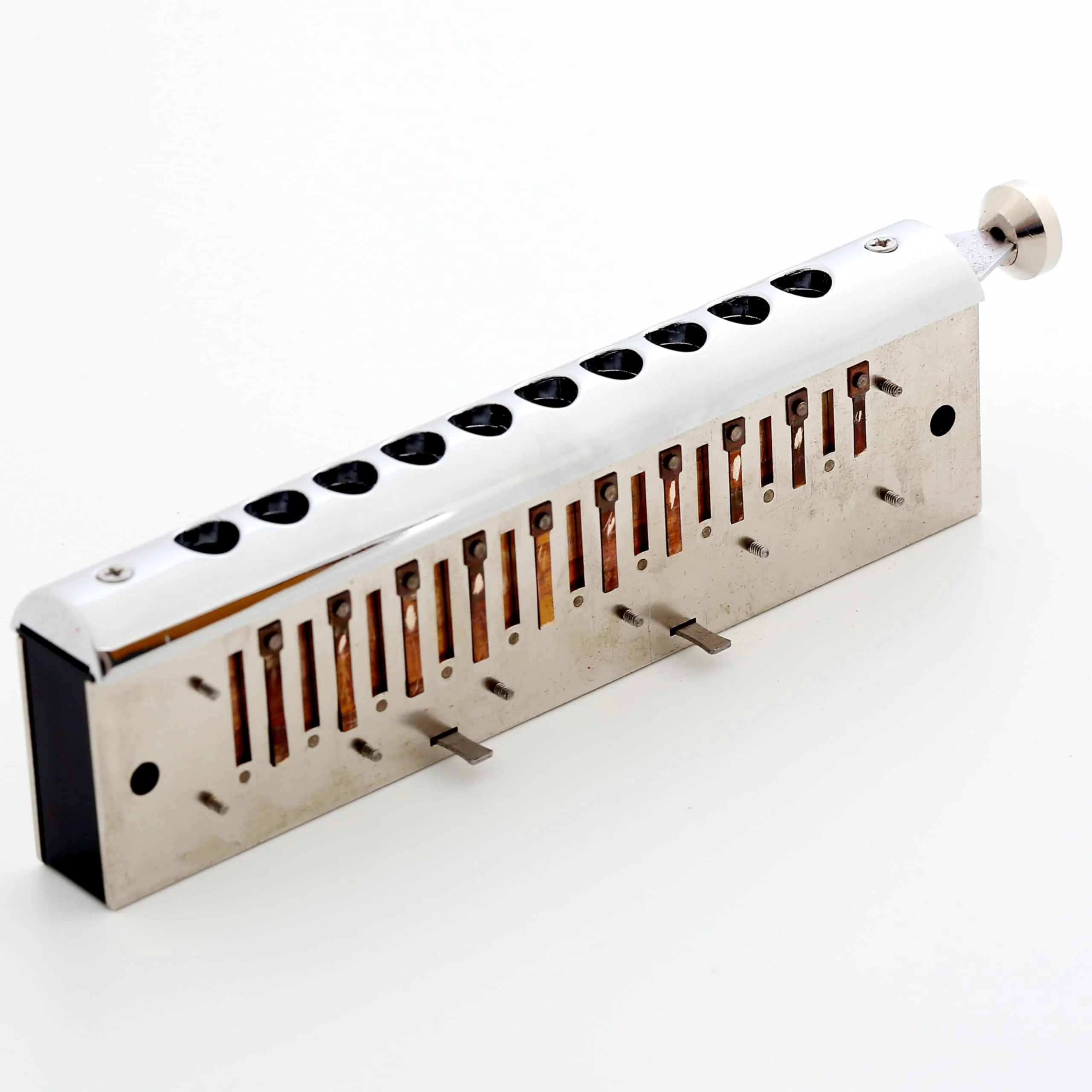 East Top 10 Hole 40 Tones Chromatic Harmonica Key of C, Professional Mouth Organ with Slide for Beginners and All Levels - Image 6