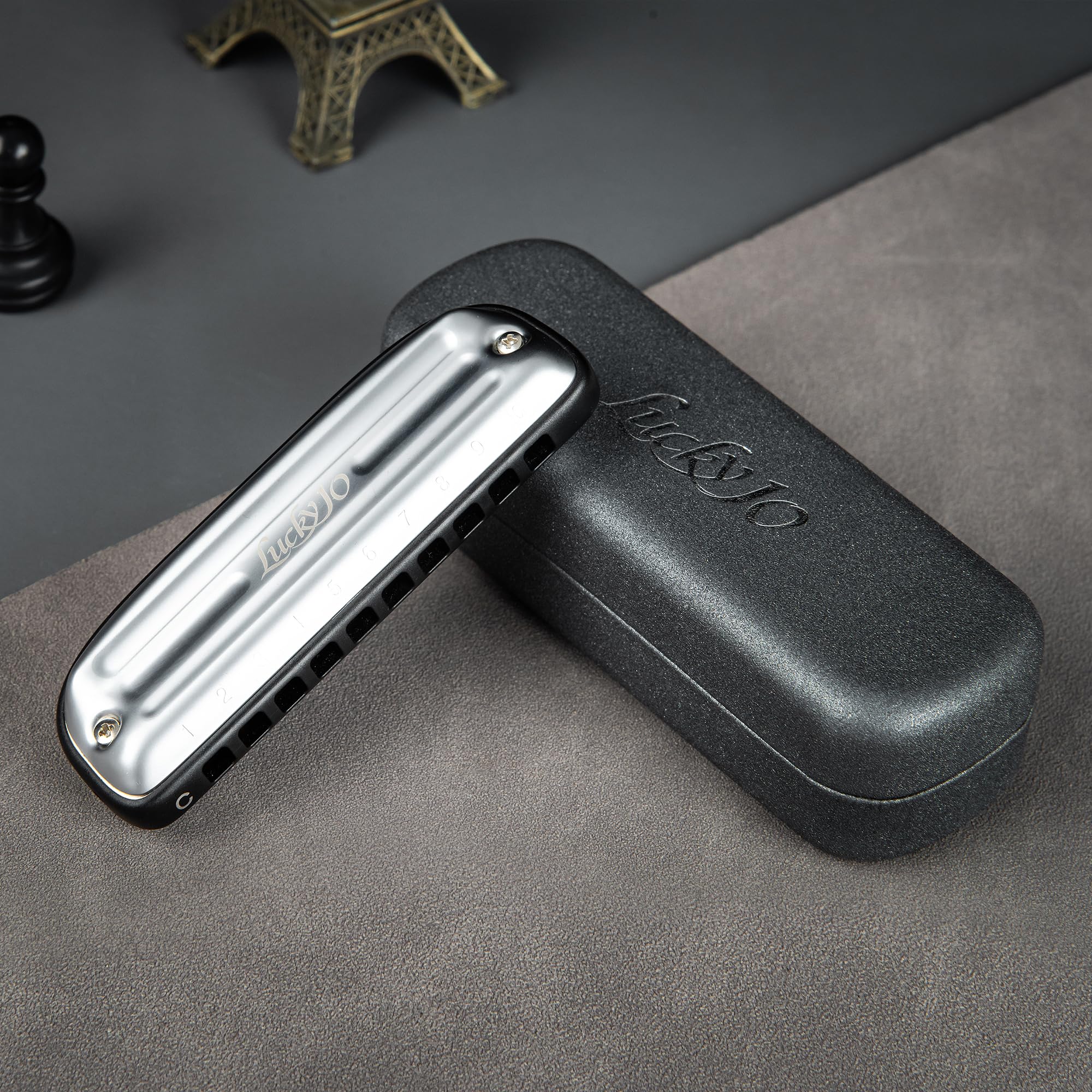 East top Lucky 10 Harmonica, Professional 10 Holes Mouth Organ For All Levels Adults, Professionals and Players - Image 7