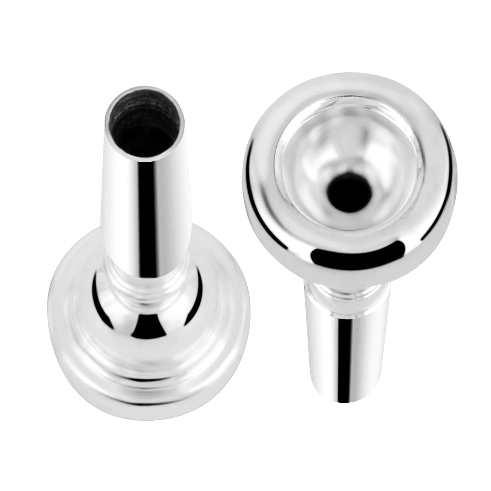 EastRock 3C 5C 7C Set Trumpet Mouthpiece Silver Plated Bb Trompeta Mouthpiece Trumpet Instrument Accessories Vacuum Packed - Image 2