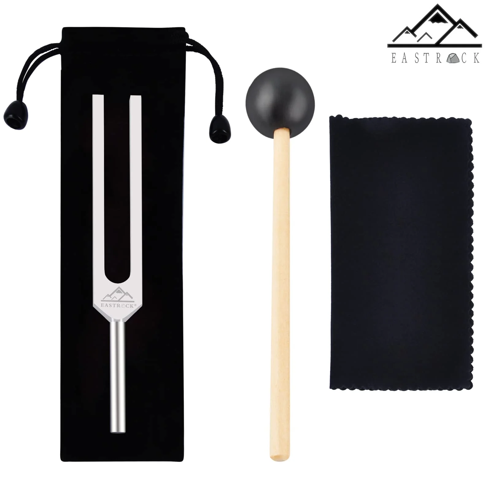EASTROCK 528 Hz Tuning Fork with Silicone Hammer and Cleaning Cloth,Clinical Grade Nerve/Sensory for Perfect Healing Musical Instrument and Stress Reliever Healing Tuning Fork 528HZ - Image 7