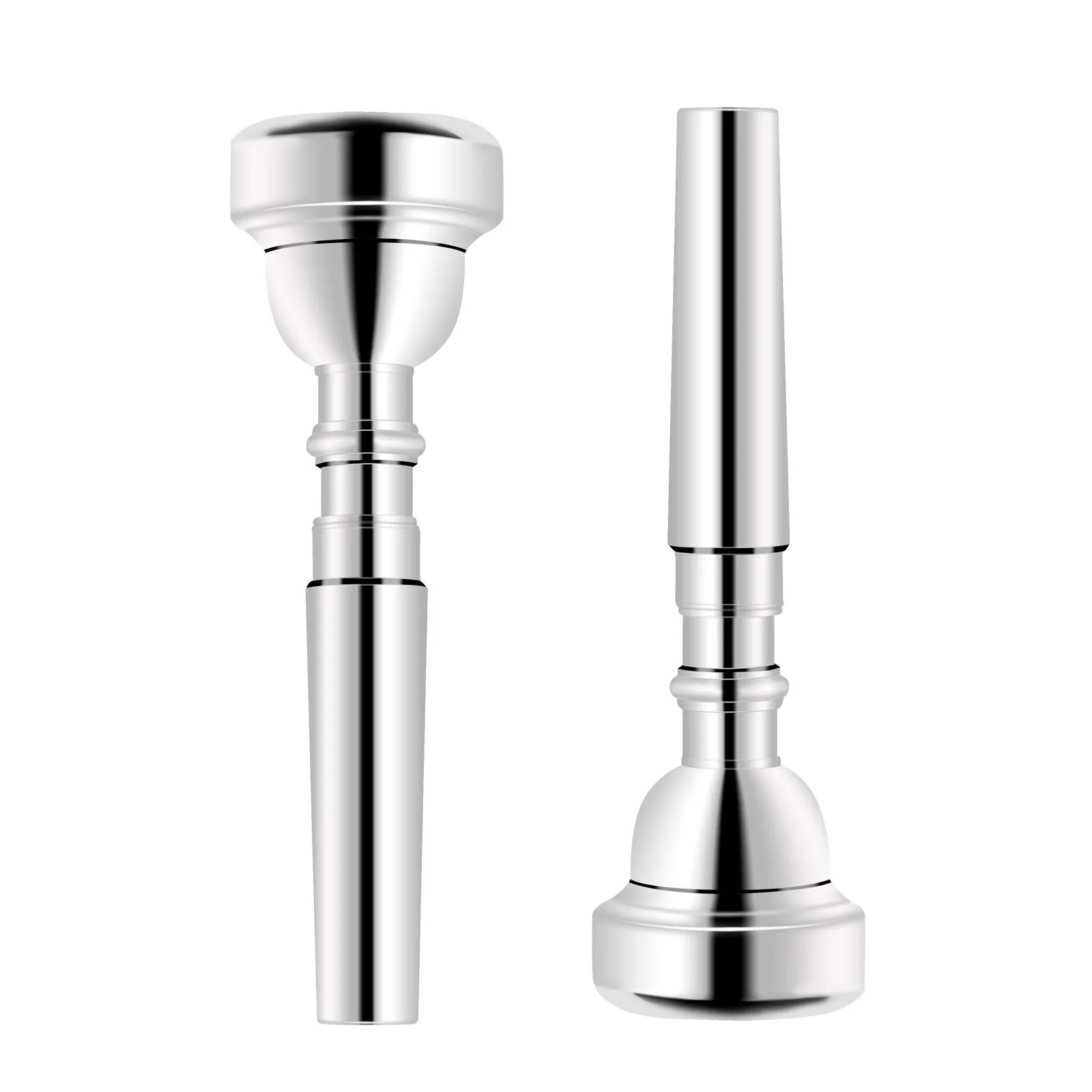 EastRock 5C Trumpet Mouthpiece Silver Plated Bb Trompeta Mouthpiece Trumpet Instrument Accessories Vacuum Packed - Image 5