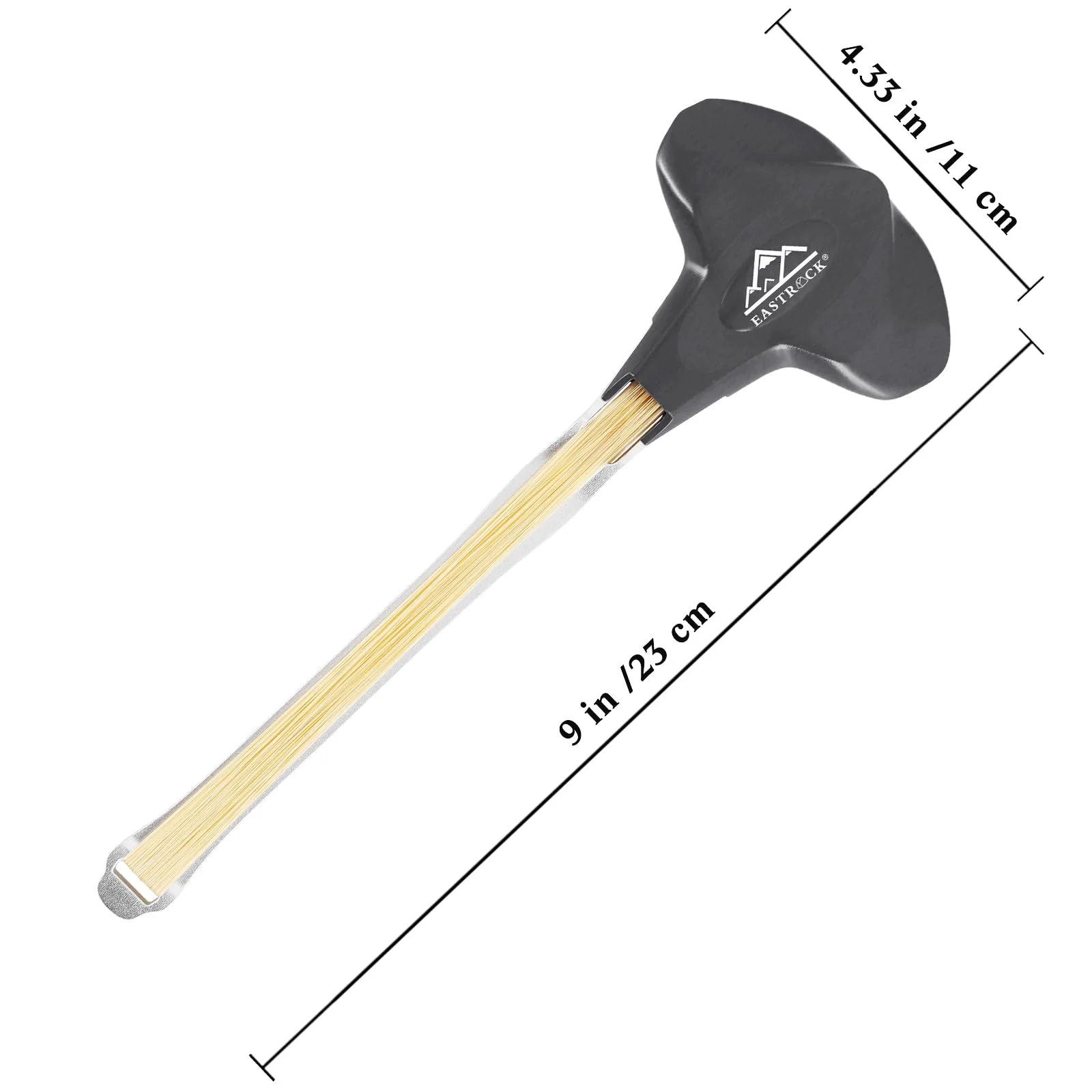 EASTROCK Guitar Bow, 2-in-1 Real Horsehair Guitar Bow for Acoustic, Create Violin & Cello-Like Sounds, Christmas Birthday Gift for Guitar Player and Music Lover, Long Black - Image 2