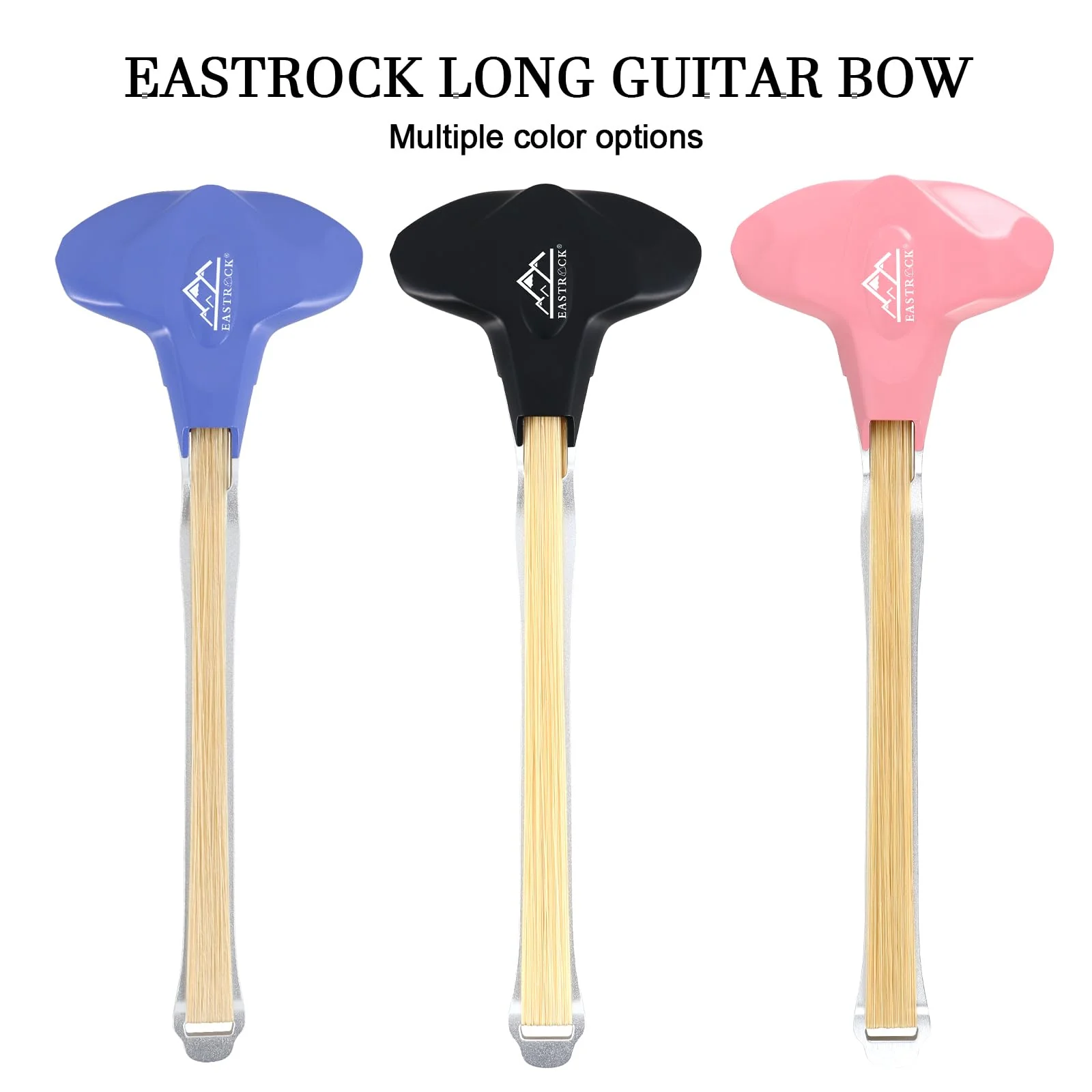 EASTROCK Guitar Bow, 2-in-1 Real Horsehair Guitar Bow for Acoustic, Create Violin & Cello-Like Sounds, Christmas Birthday Gift for Guitar Player and Music Lover, Long Black - Image 7