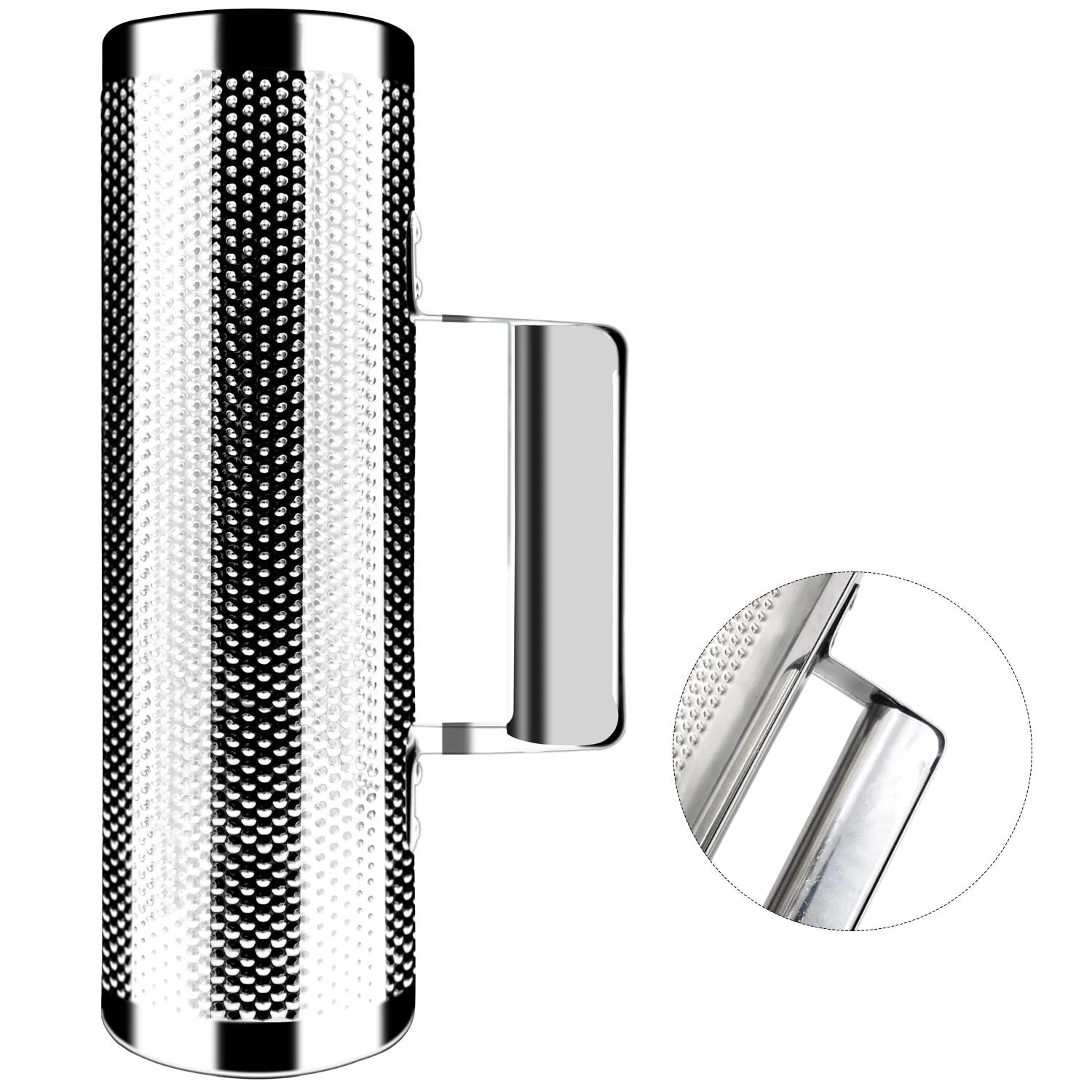 EastRock Stainless Steel Guiro 10" 3" Percussion Instrument Musical Training Tool with Scraper,Professional Band Accompaniment Sand Hammer Guiro Shaker Instrument 3"*10" - Image 2