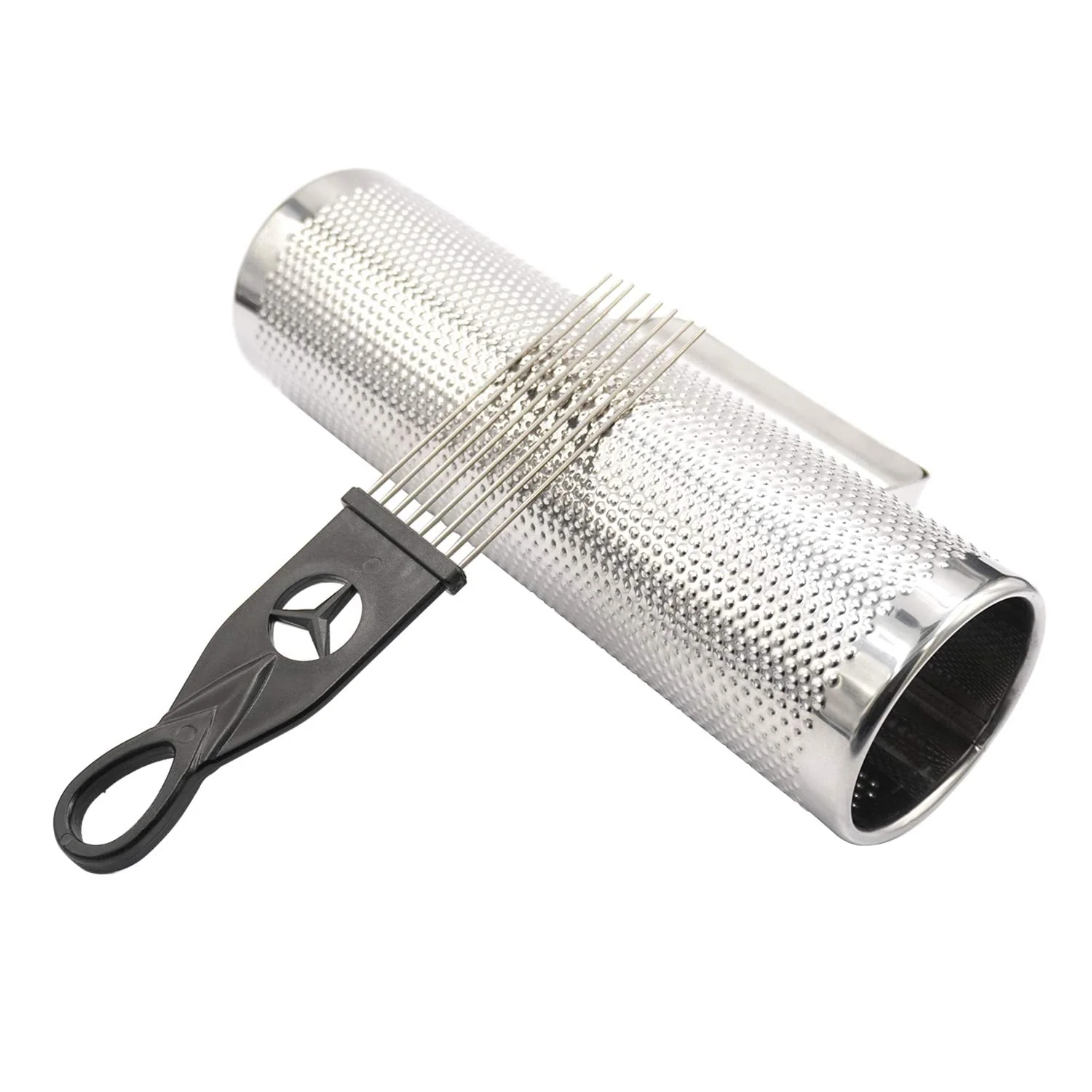 EastRock Stainless Steel Guiro 10" 3" Percussion Instrument Musical Training Tool with Scraper,Professional Band Accompaniment Sand Hammer Guiro Shaker Instrument 3"*10" - Image 5