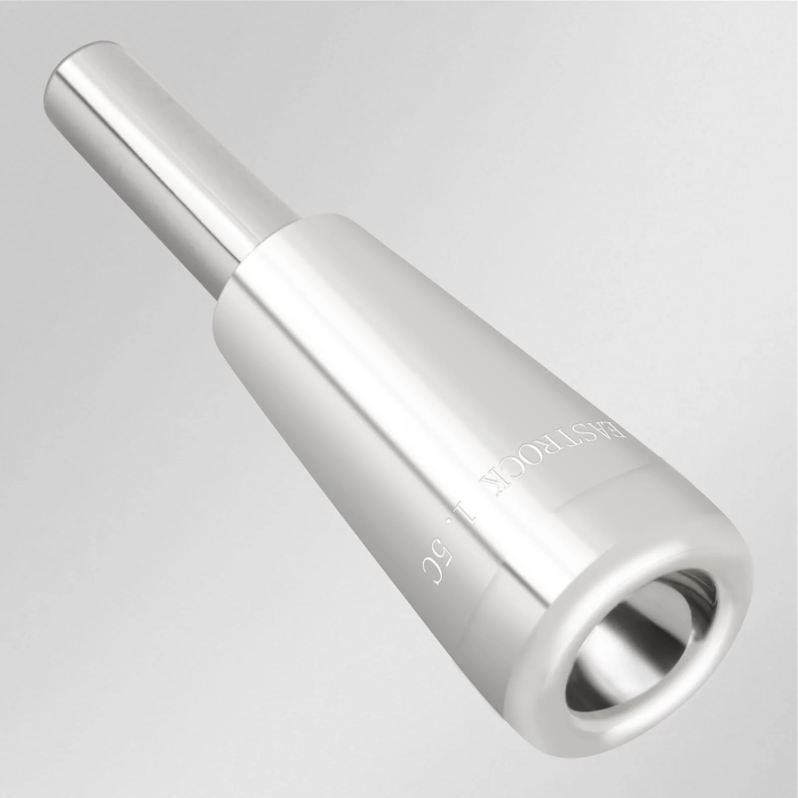 EASTROCK Trumpet Mouthpiece1.5C Trumpet Mouthpiece Brass Bullet Shape Instrument Accessories Silver - Image 3