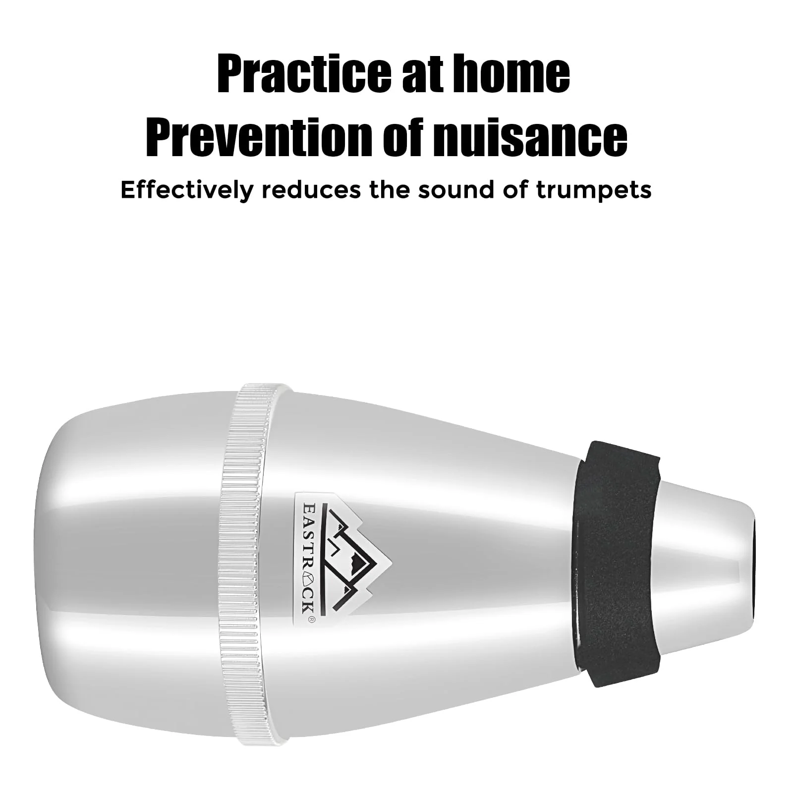 EASTROCK Trumpet Mute ABS Light Weight Mute Trumpet Acessories(SILVER) SILVER - Image 5