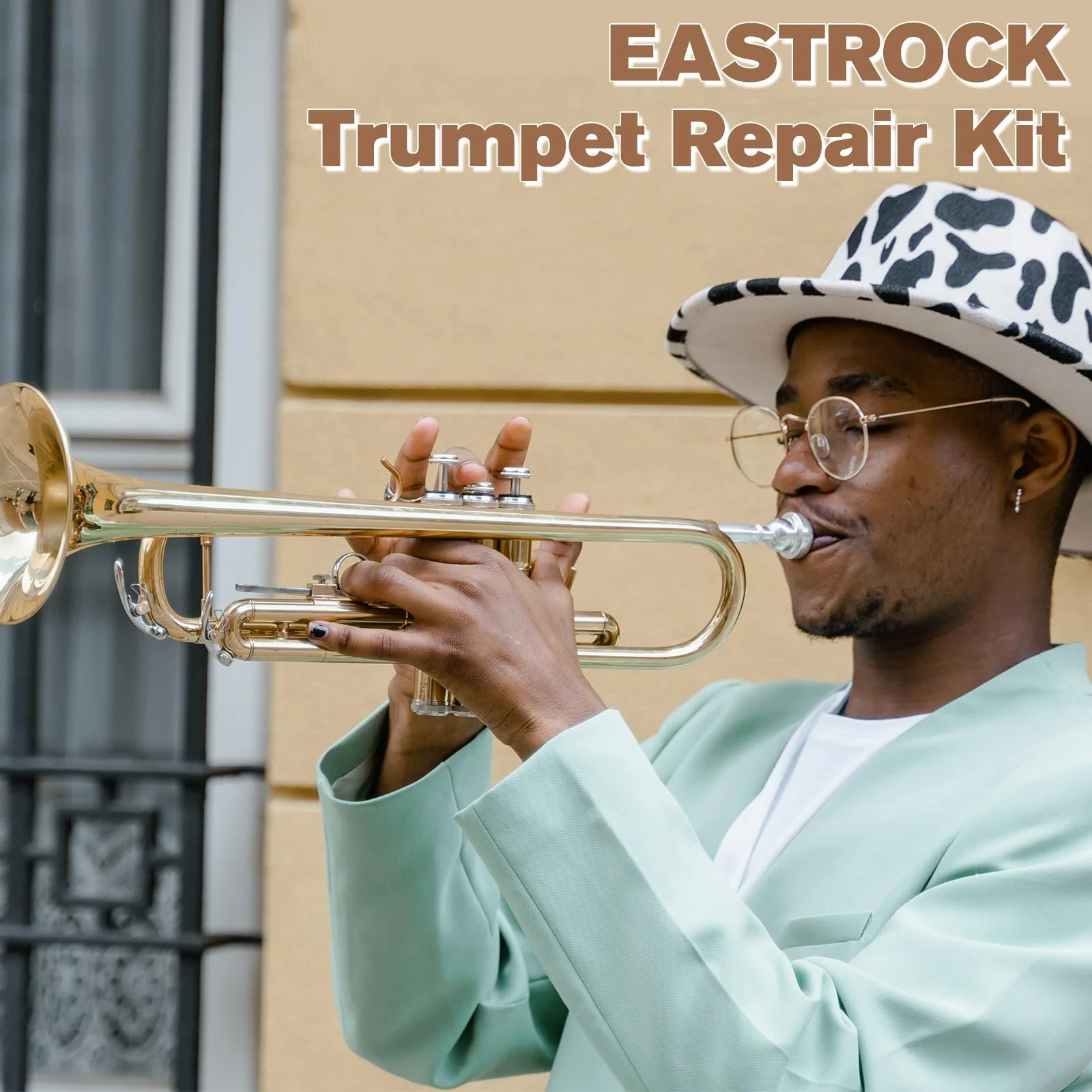 EASTROCK Trumpet Repair Kit Trumpet Finger Buttons Trumpet Parts 1Set Trumpet Piston Repair Tool - Image 7