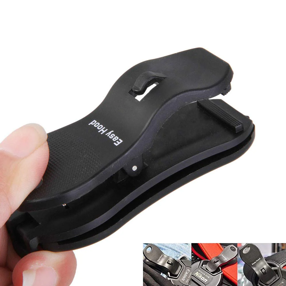Easy Hood Clip-On Lens Cap Keeper, Anti Lost Camera Lens Cap Holder Strap Keeper Buckle Clip for 40.5-77mm Canon Nikon Sony Pentax Olympus Fujifilm DSLR - Image 4