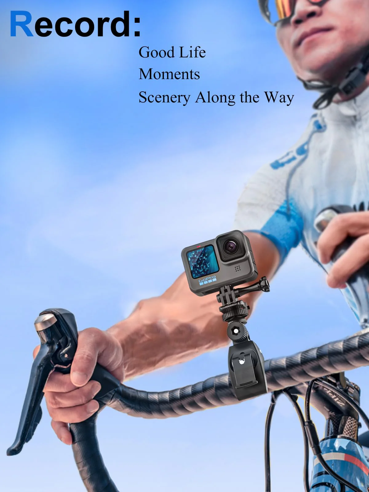 Easy Installation Adjustable Crossbow Gun Scope Camera Clamp Mount with 1/4 Thread for Gopro Hero Session Fixation - Image 6