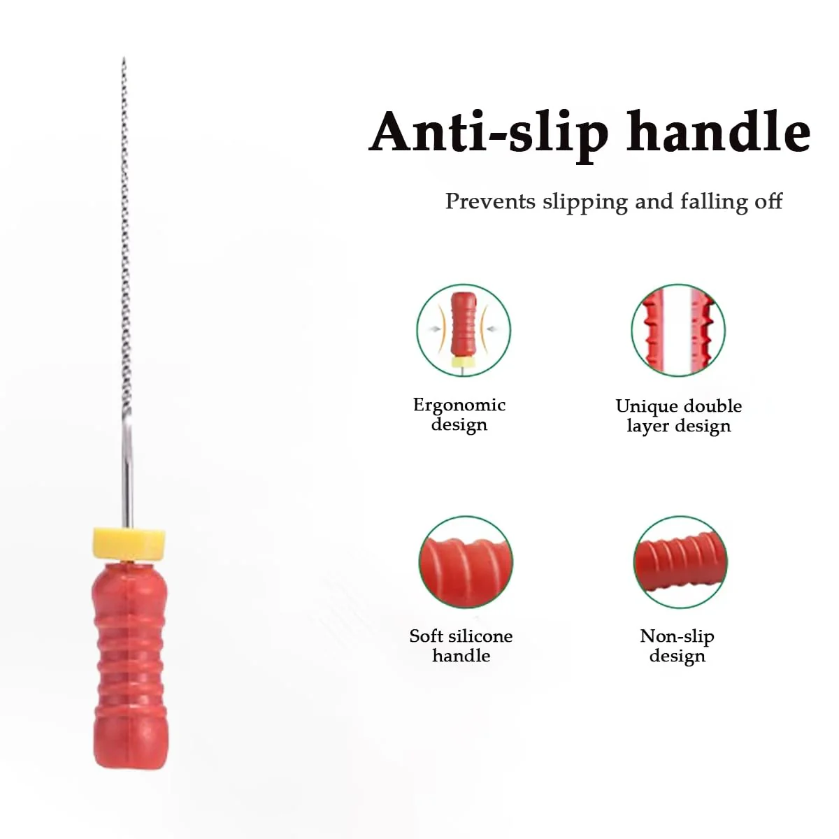 EASYTODENTA Dental Endodontic K Files Hand Use Root Canal Cleaner Files 25 mm (15#) Pack of 18 15# - Image 4