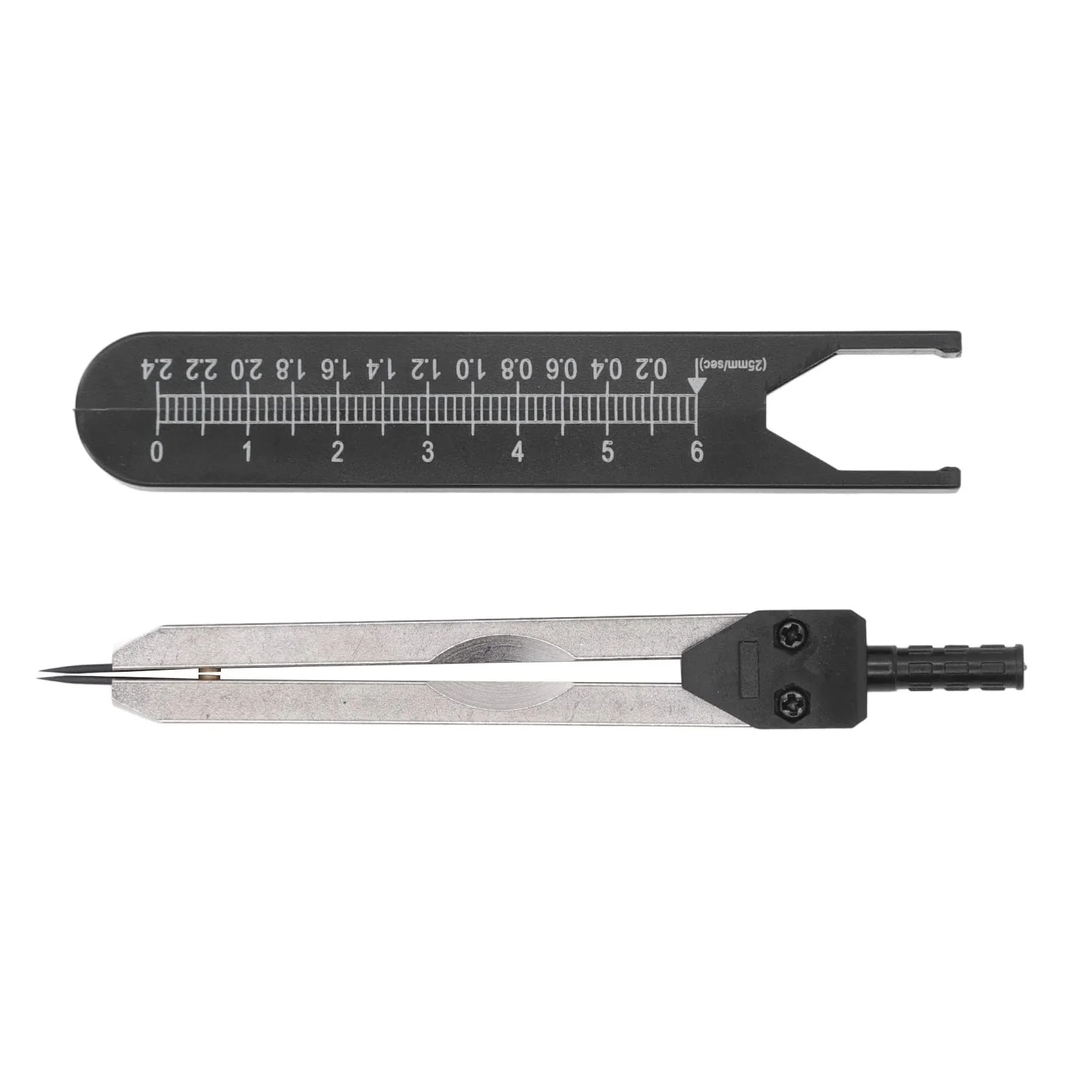 ECG Tool, ECG Vernier Caliper, Measuring Tool with Ruler, Electrocardiogram Design Divider for Nursing (Black), Brake Calipers (Black) - Image 6