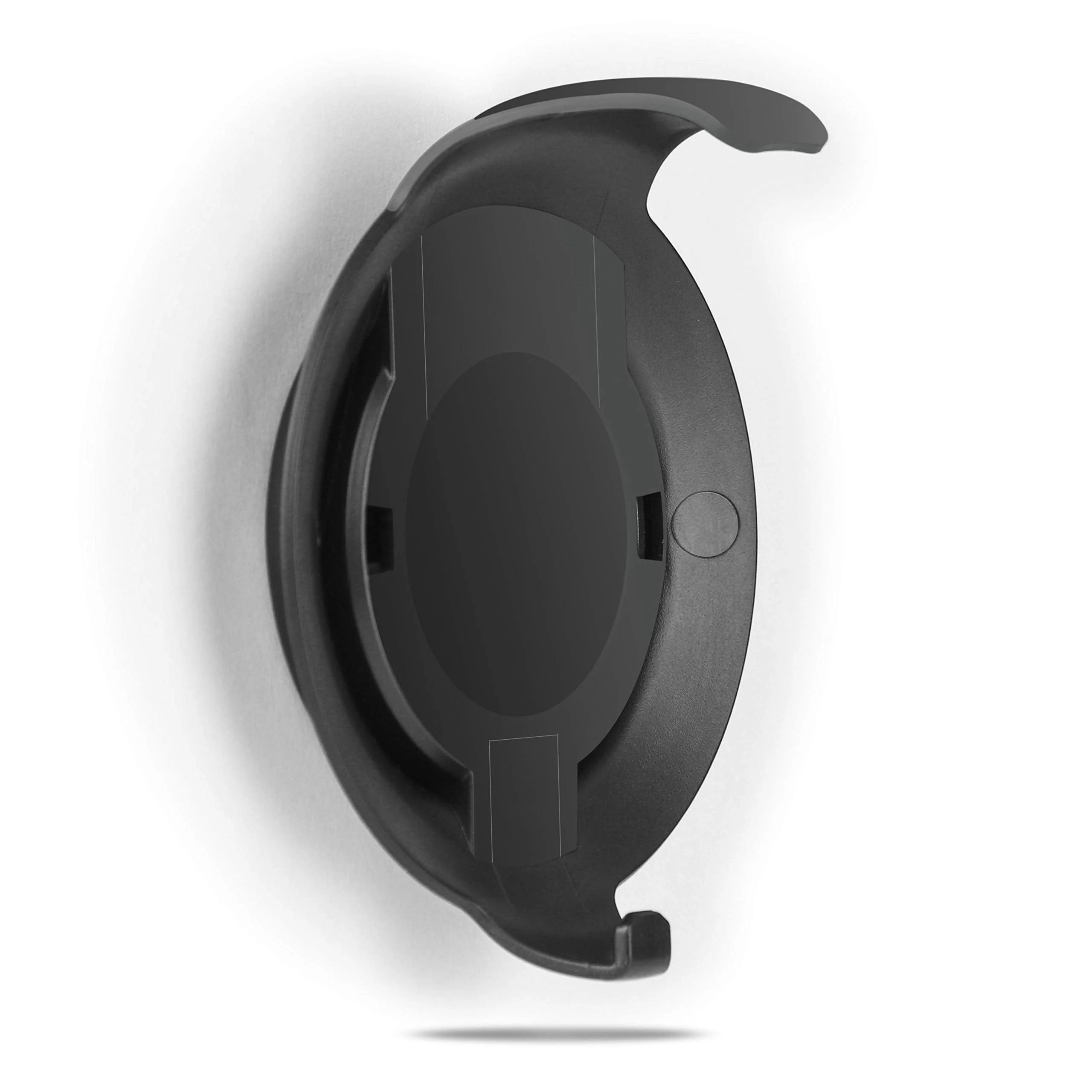 Echo Dot Wall Mount Holder for 3rd Generation, Built-in Cable Management Space-Saving Accessories for Dot(3rd Gen) Smart Speakers, with Sticking Tape and Drill Nail-Black Black - Image 2
