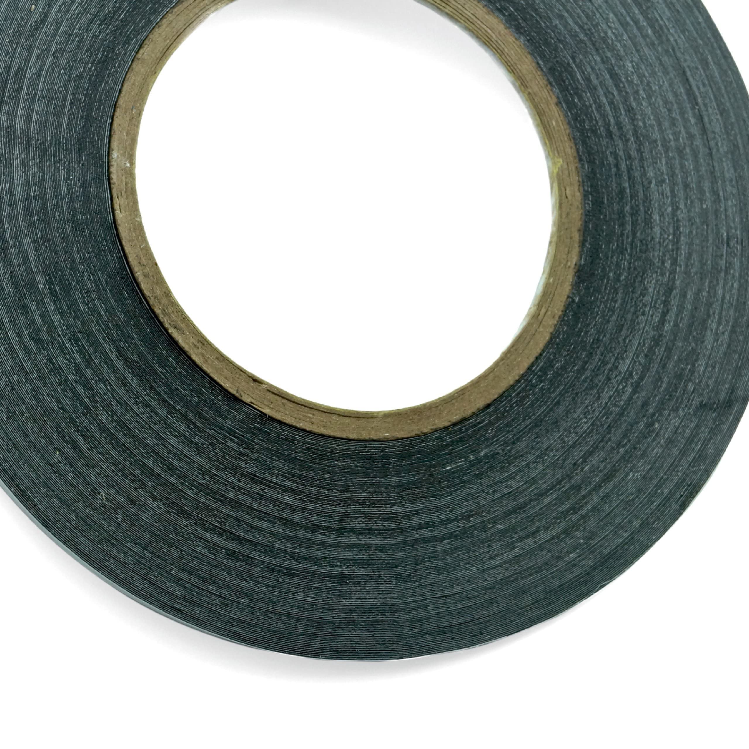 Eco-Fused 2mm Double-Sided Adhesive Sticker Tape - for Smartphone, Tablet, PC, Laptops, LCD, Digitizer, Small Electronic Repair - Includes Pair of Tweezers, Microfiber Cleaning Cloth Black - 1 Pack + Tweezers - Image 2