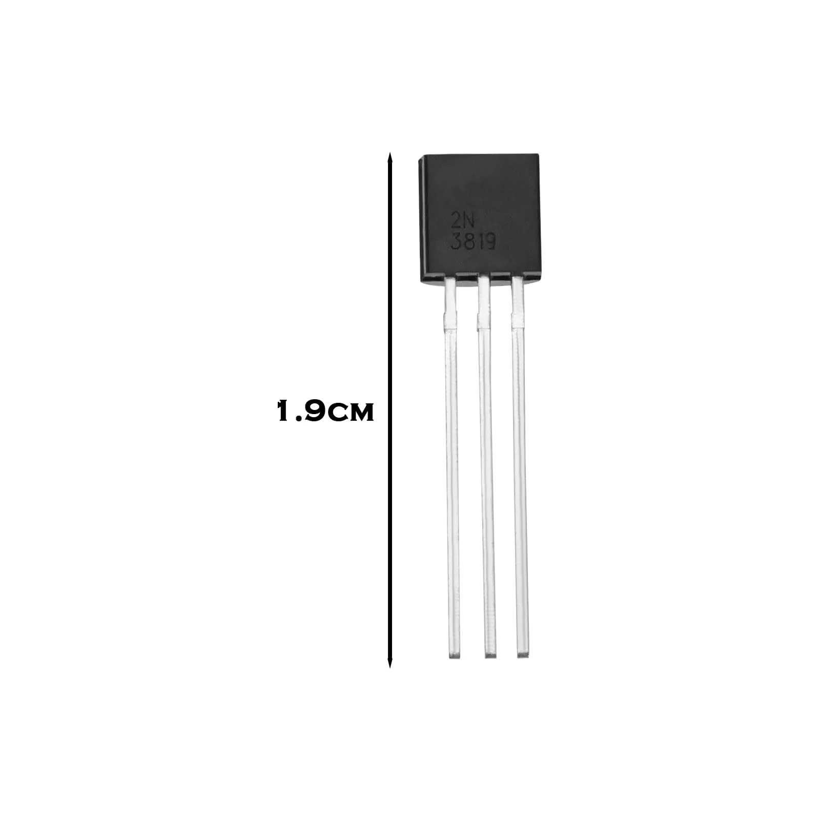 ECSiNG 10pcs N Channel J-FET Transistors DC 25V 100MA 2N3819 J-FET Transistors TO-92 FET Transistors for RF Based Audio Equipment Mixer Applications - Image 4