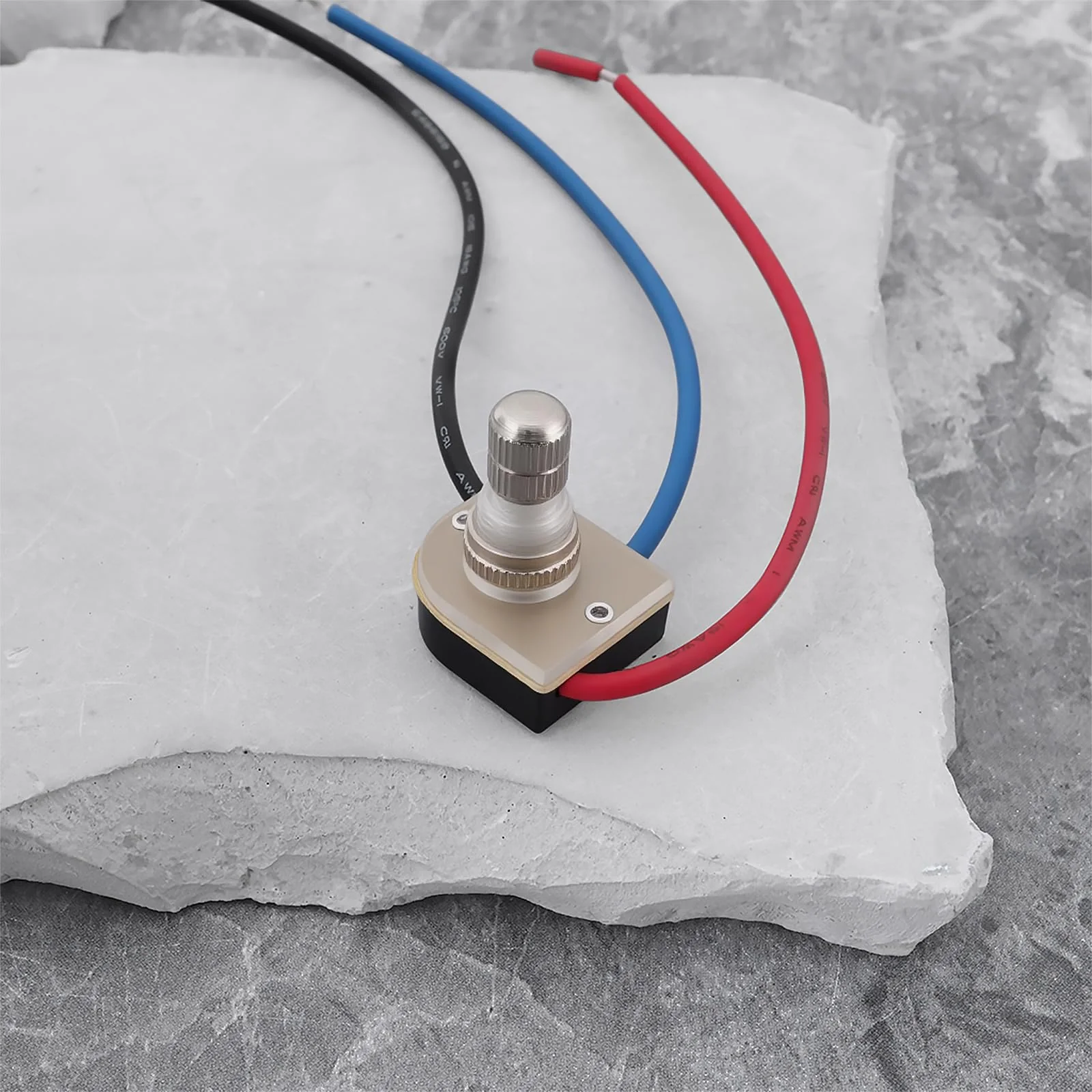 ECSiNG 2 x Rotary Switch Lamp Part 3/8 Inch Nipple 3-Way 4 Positions Adjustable Rotary Knob for Bulb Control - Image 6