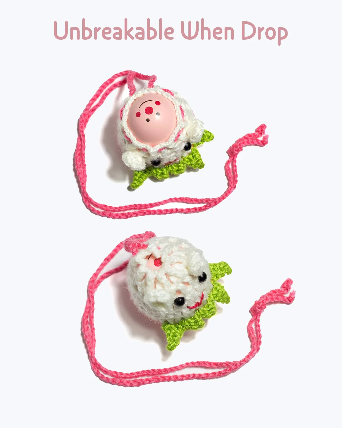 Egg Shakers Musical Instruments with Cute Knit Holder and Bag, Hanging Toy for Babies, Toddlers, Easter Egg Maracas for Kids, for Education, Classroom Teaching, Party Supply, Prizes - Image 7