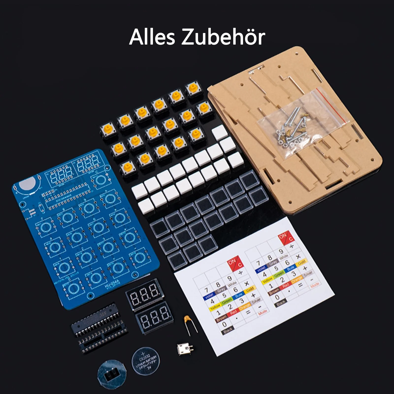 EIELE Resistance Calculation Soldering Exercise Set Projects for Soldering Practice Transparent Housing (Soldering Required) - Image 6