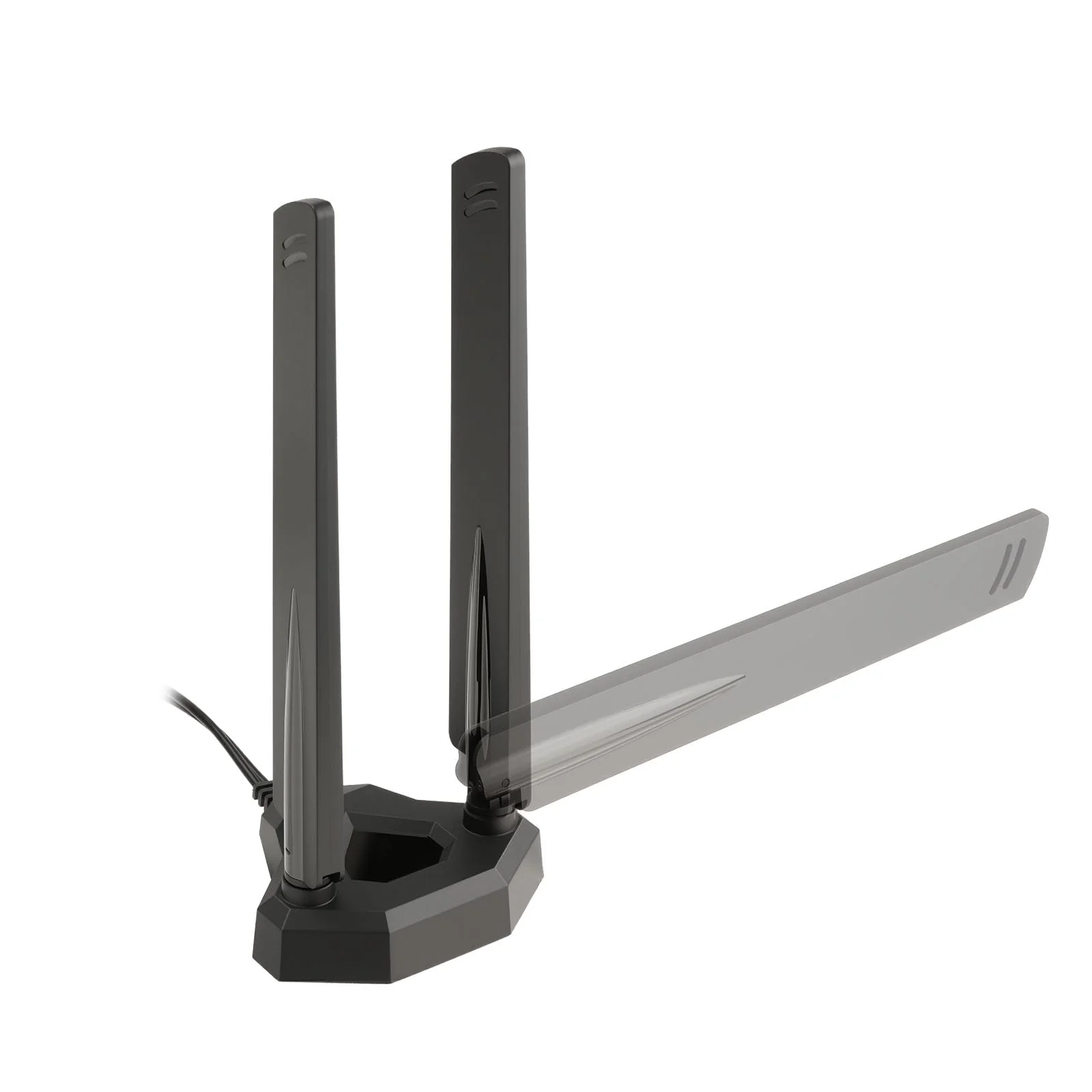 Eightwood WiFi 7 Antenna Tri-Band 6GHz 5GHz 2.4GHz RP-SMA Antenna with Magnetic Base for PC Desktop Computer Gaming Motherboard PCIe Bluetooth Card WiFi 7 Router wifi 7 antenna/rp-sma connector - Image 8