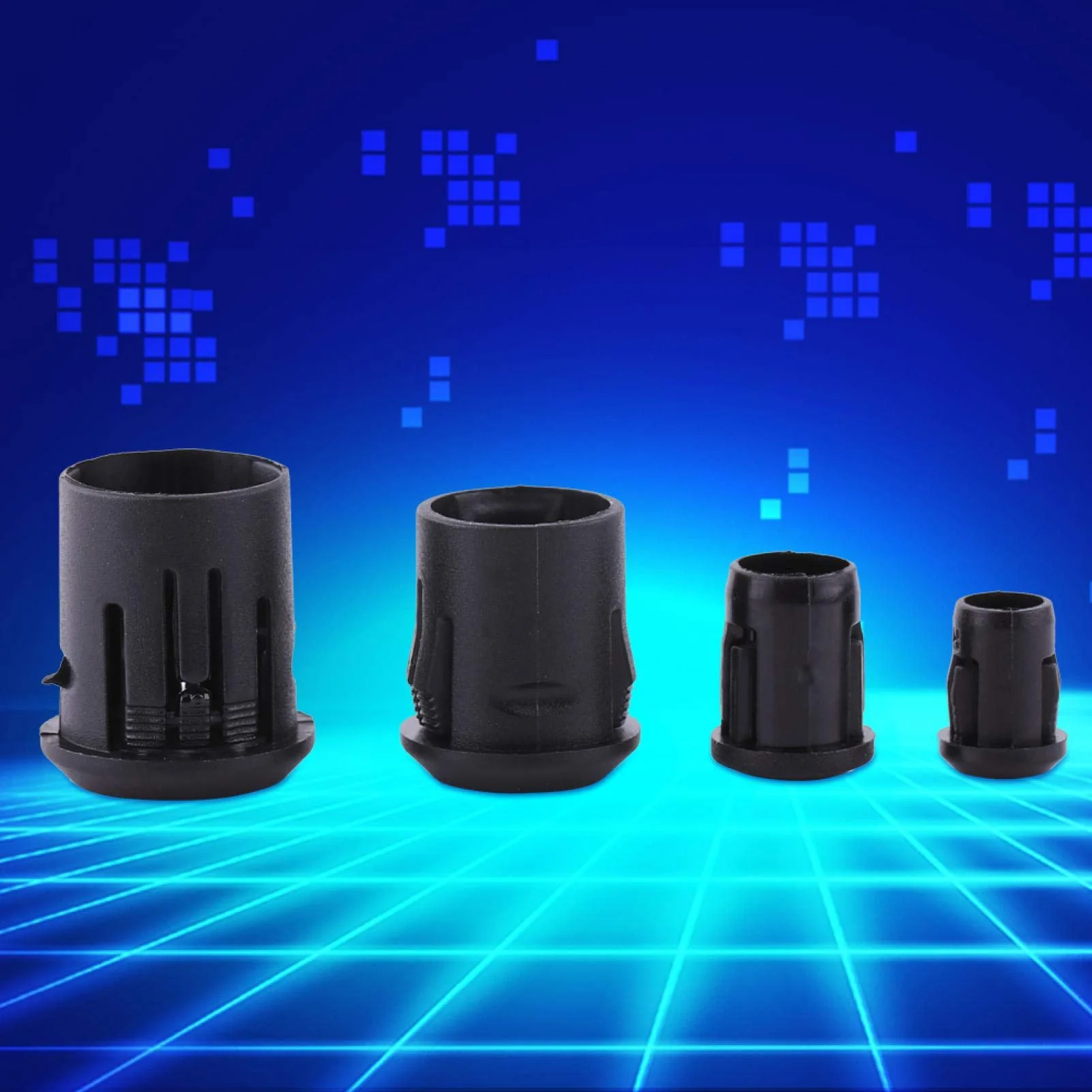 Ejoyous Pack of 50 LED Holder Plastic Lamps, LED Holder Nylon Black Lamps Socket Diodes Holder Clip Bezel Mounting Trim Indicators for LEDs Diode Lights Light Bulb (5 mm) 5mm - Image 7
