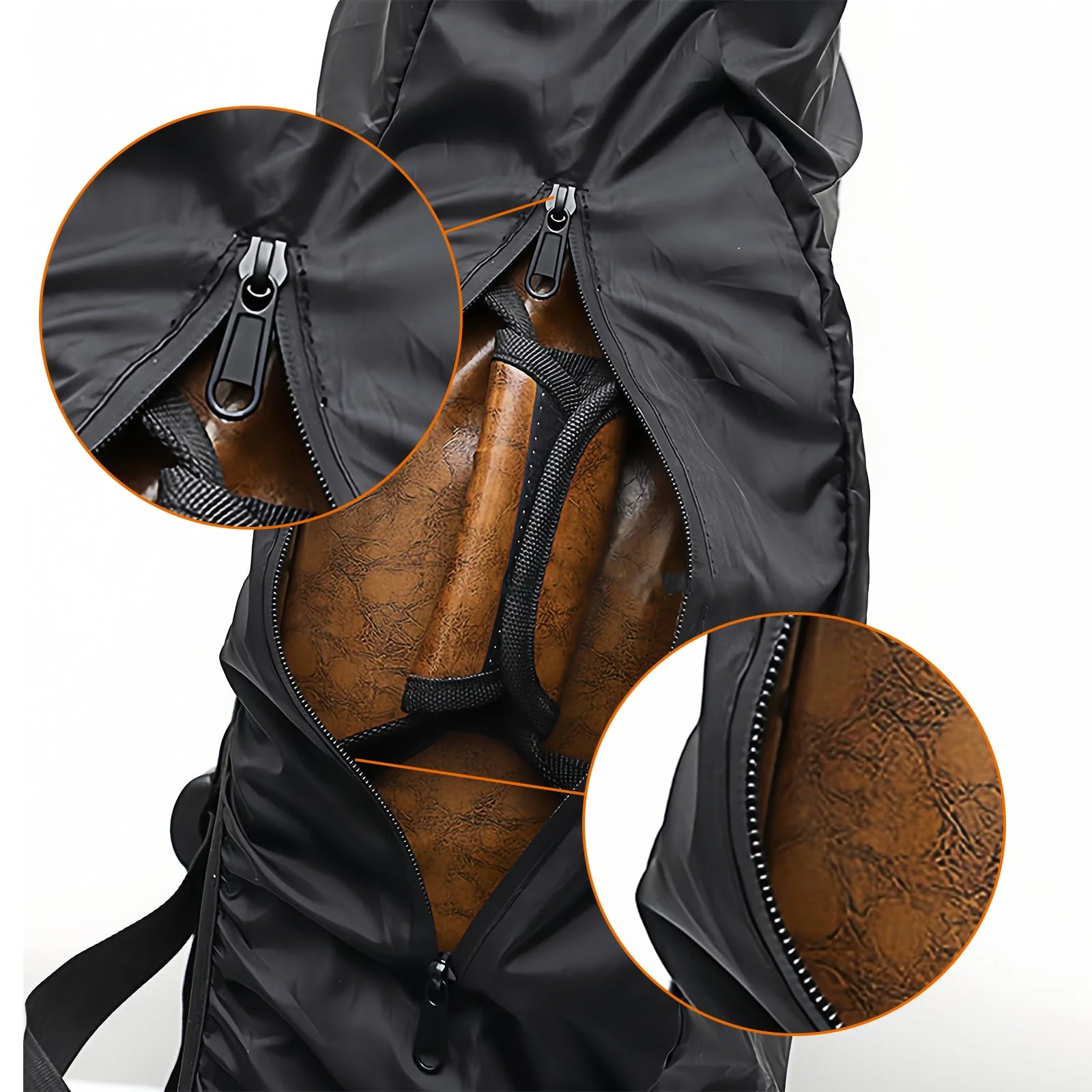Electric Bass Bag Rain Cover - Waterproof Protection, Lightweight Foldable Design, Black Electric Bass - Image 4