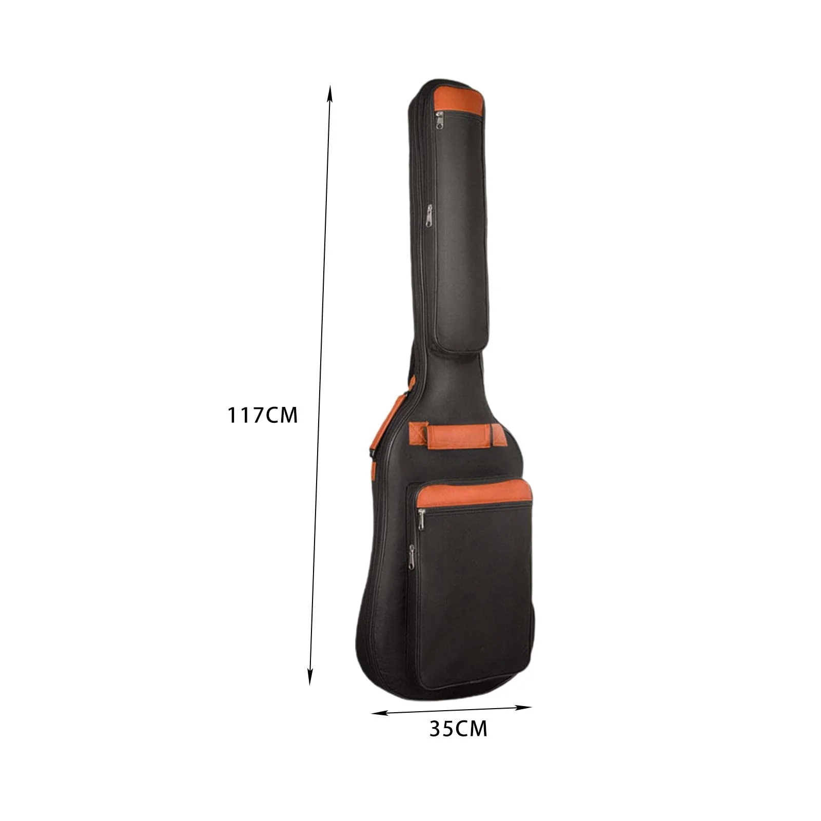 Electric Bass Guitar Backpack with Adjustable Strap, Large Pockets, Waterproof, Durable Gig Bag for Outdoor - Image 3