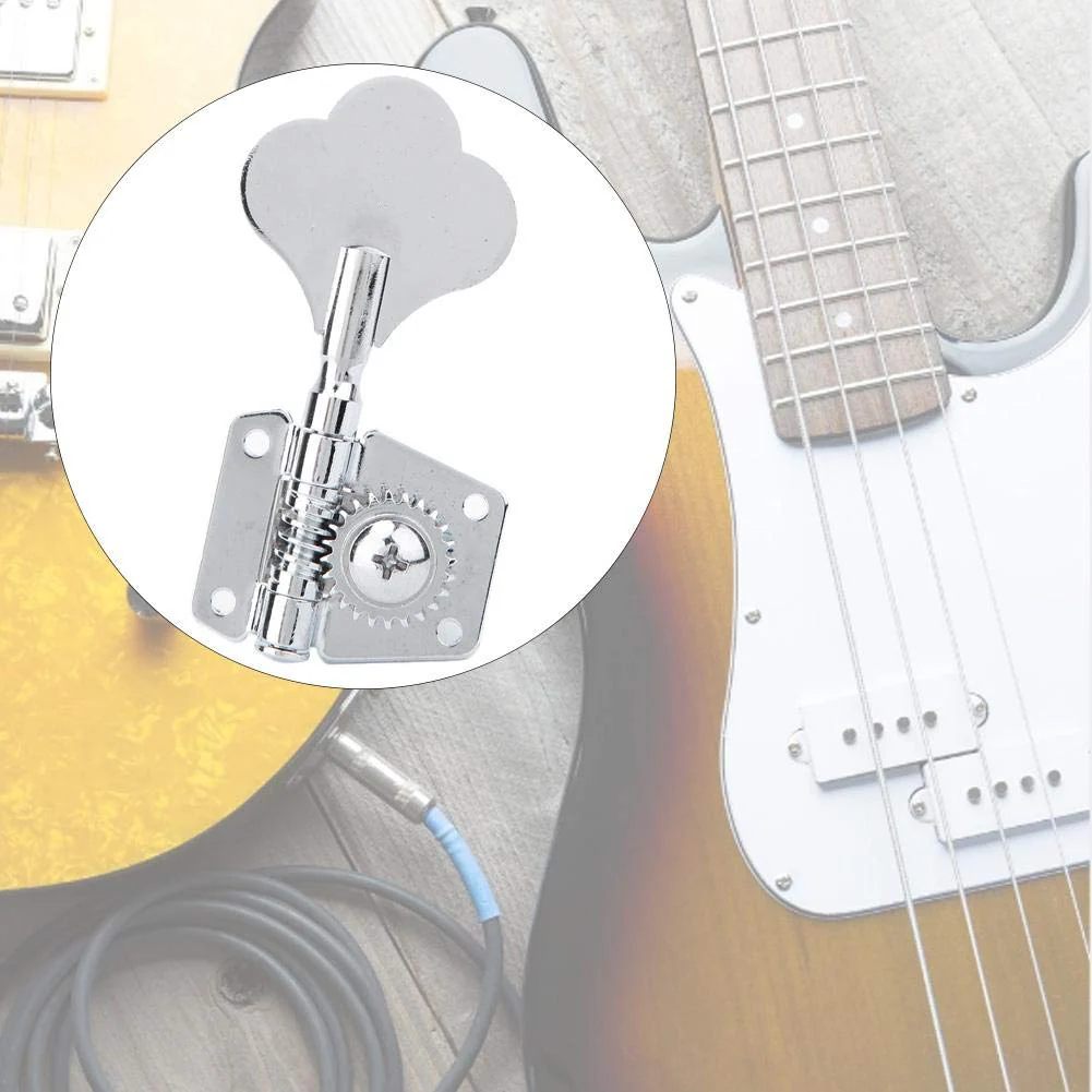 Electric Bass Tuning Pegs, Open Machine Heads String Tuning Key Pegs Tuners for Electric Bass for Right Row - Image 5