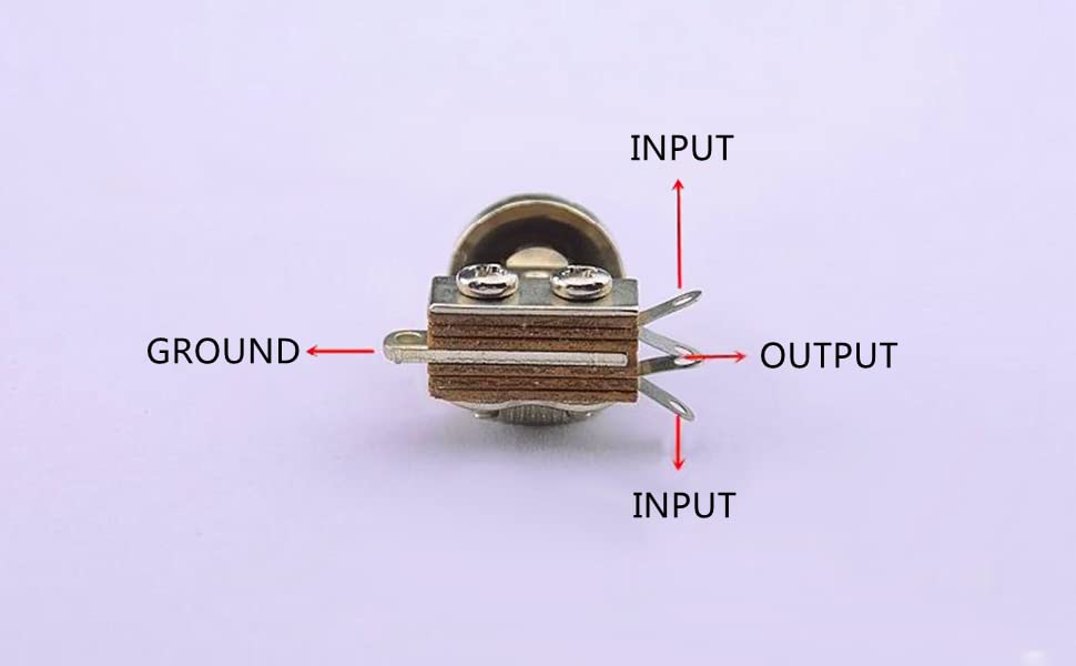 Electric Guitar 3 Way Toggle Switch Pickup Selector Switch with Brass Tip Knob (Chrome) - Image 3