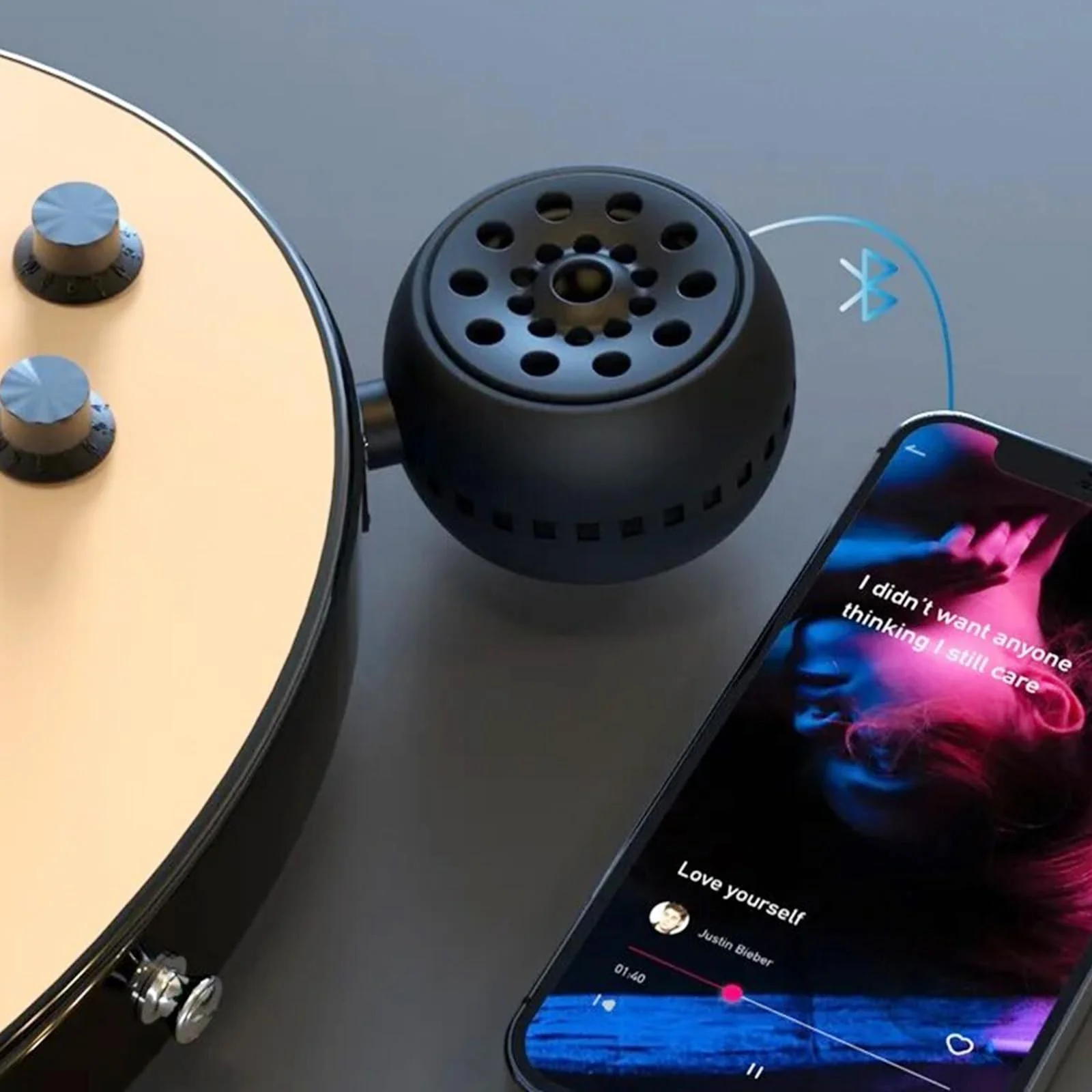 Electric Guitar Amp, Bluetooth 5W Mini Electric Guitar Amplifier, Clean &Overdrive Effects with 6.35mm Input Small Music Box for Electric Guitar Supports Volume Adjustment - Image 5