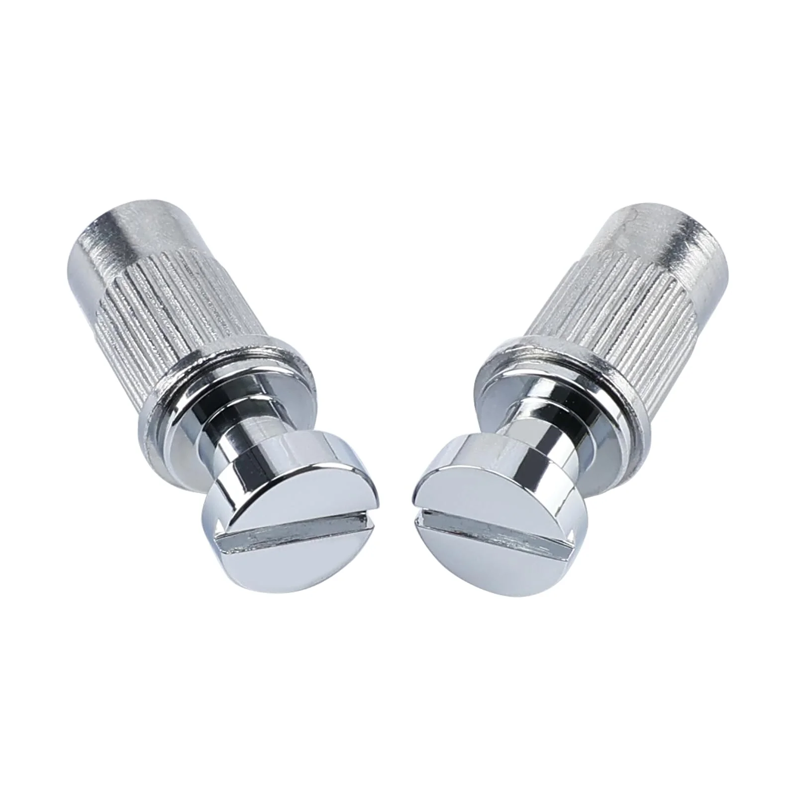 Electric Guitar Bridge Tailpiece Studs Anchors M8 Metric Thread Mounting Studs and Inserts Bushings Compatible with Les Paul Lp Ep Style Electric Guitar Bridges Parts Replacement Chrome - Image 3