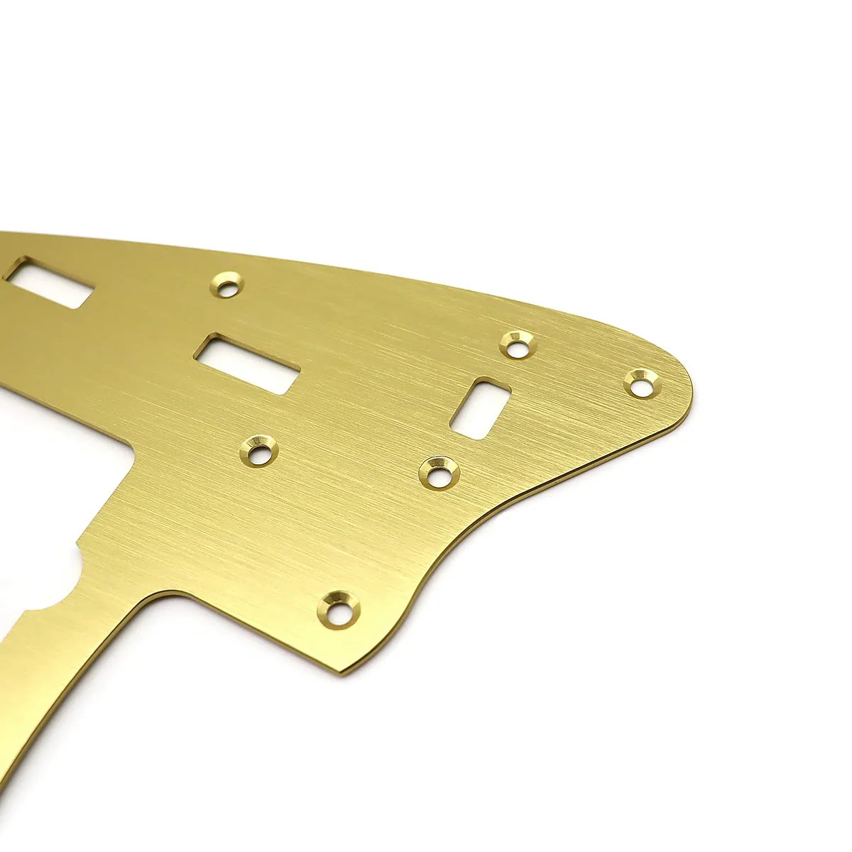 Electric Guitar Pickguard Aluminum Vintage 60s Jazzmaster Style guitar Pickguard Scratch Plate for FD Squier Jazzmaster Electric Guitar parts (Gold) Gold - Image 4