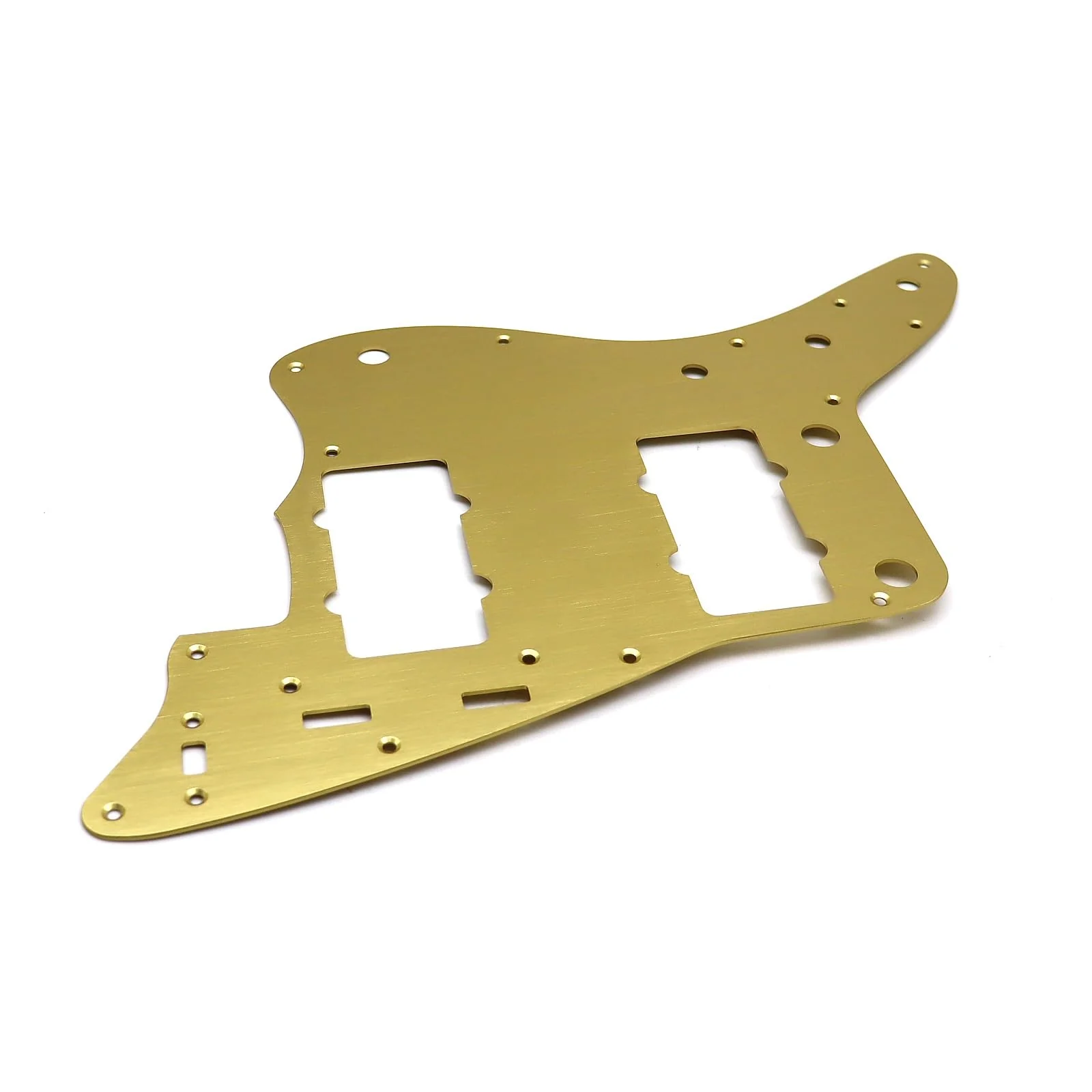 Electric Guitar Pickguard Aluminum Vintage 60s Jazzmaster Style guitar Pickguard Scratch Plate for FD Squier Jazzmaster Electric Guitar parts (Gold) Gold - Image 7