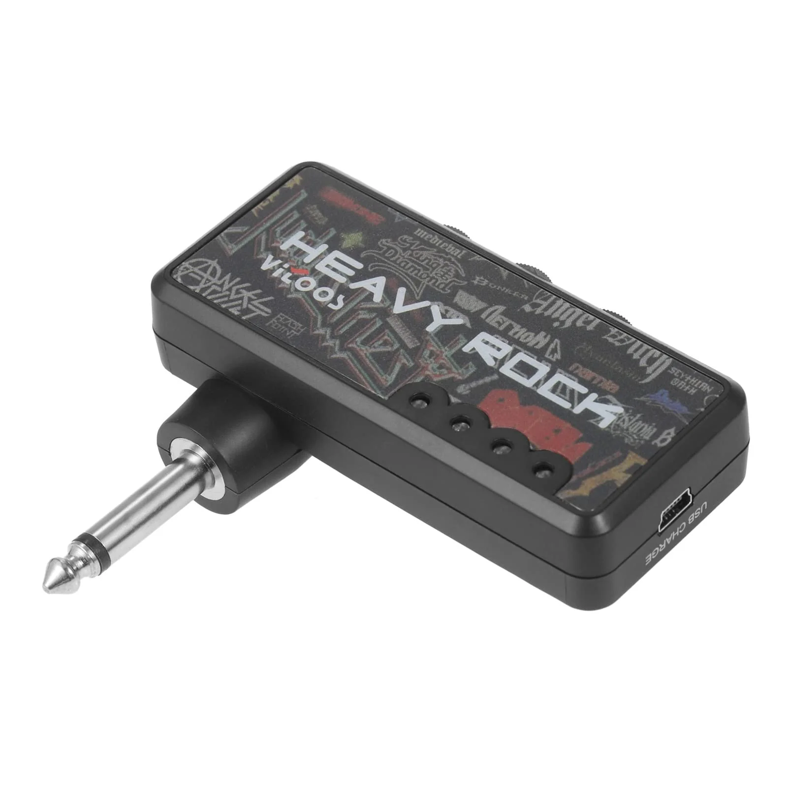 Electric Guitar Plug Mini Headphone Amp Amplifier Heavy Rock Compact Portable - Image 4