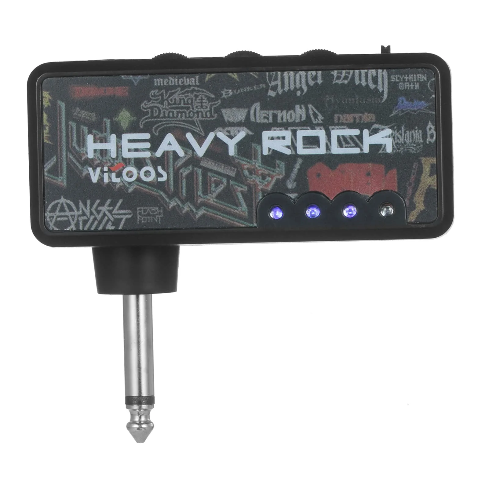 Electric Guitar Plug Mini Headphone Amp Amplifier Heavy Rock Compact Portable - Image 5