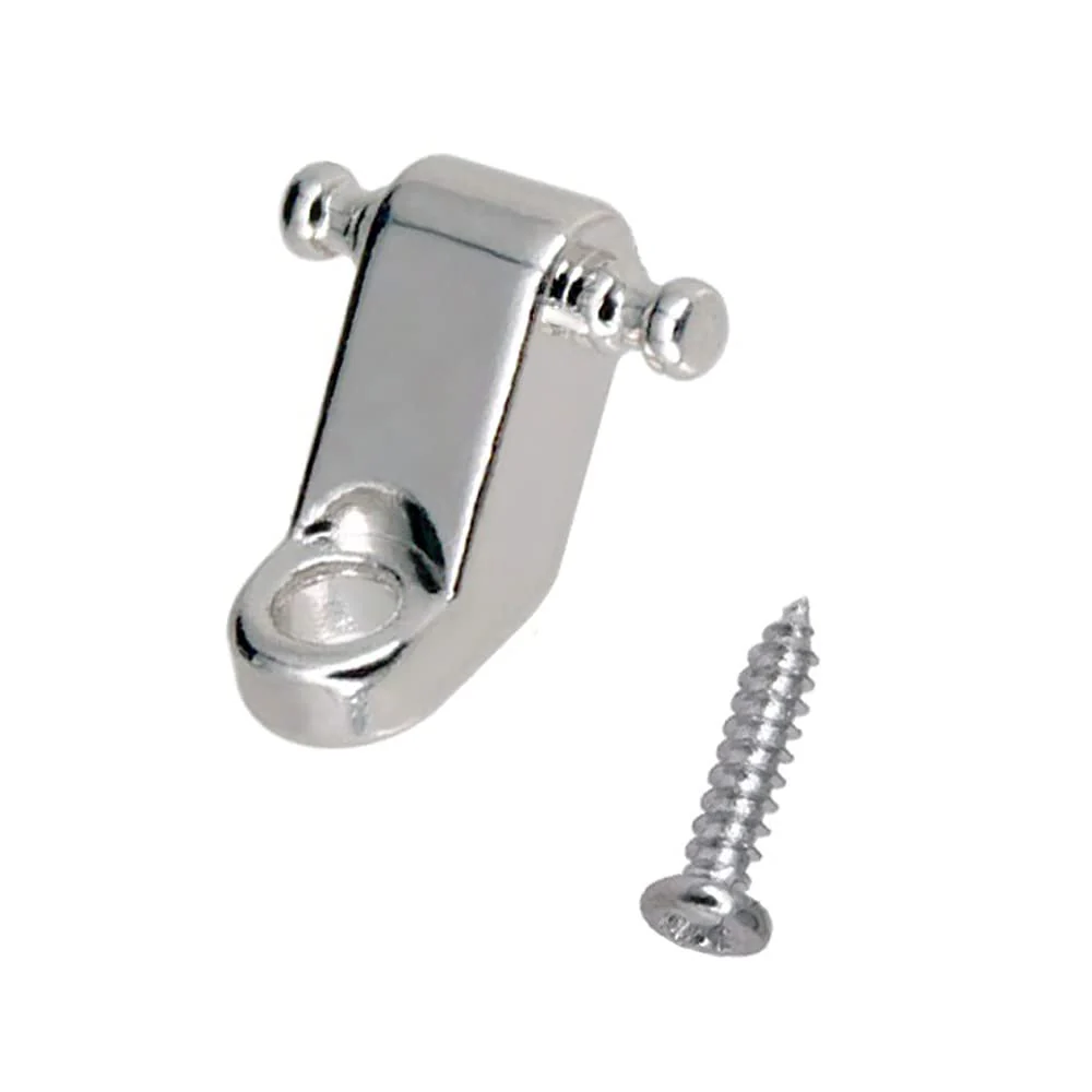 Electric Guitar String Retainers Tree Standard Roller String Guides Pack of 2pcs (Chrome) Chrome - Image 2