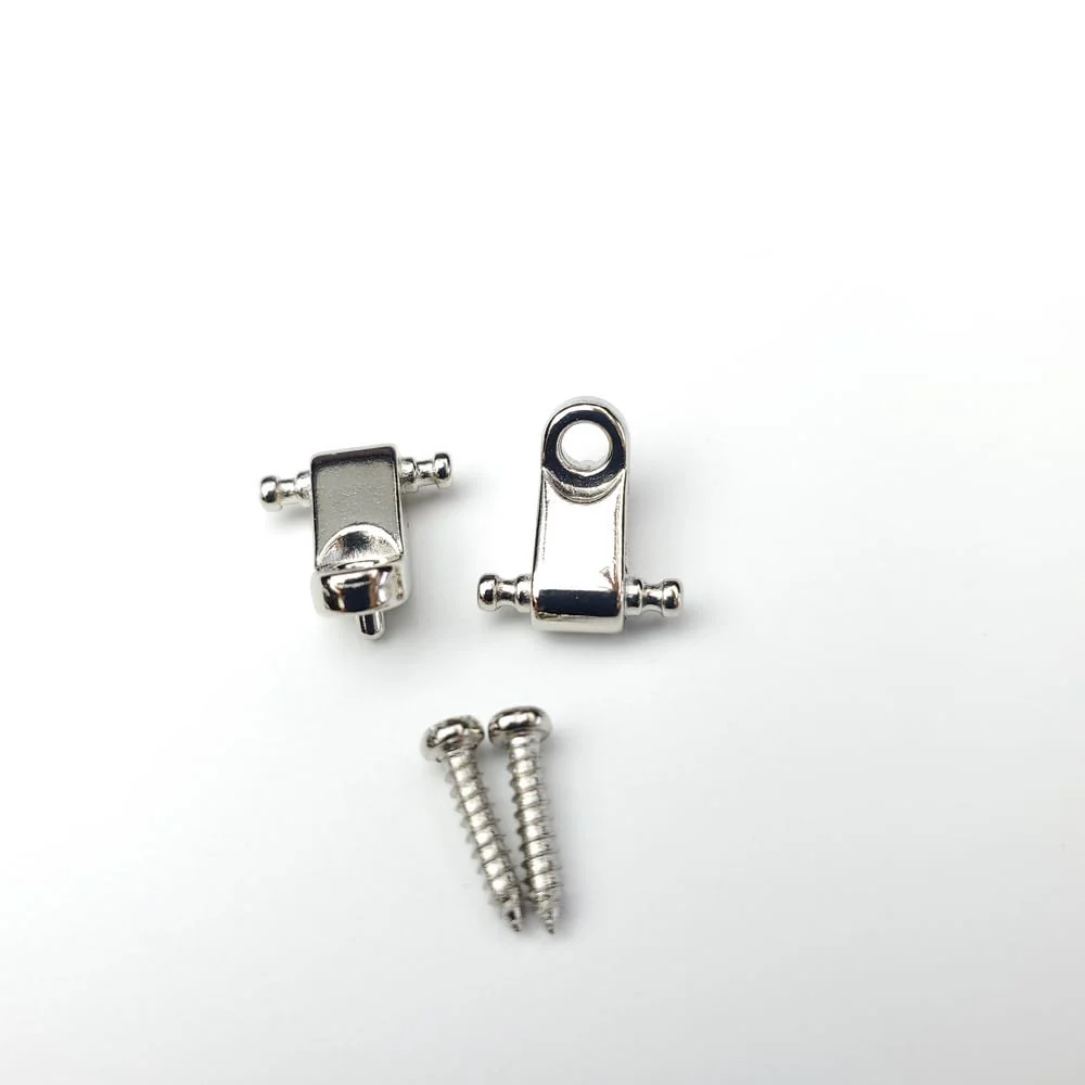 Electric Guitar String Retainers Tree Standard Roller String Guides Pack of 2pcs (Chrome) Chrome - Image 5