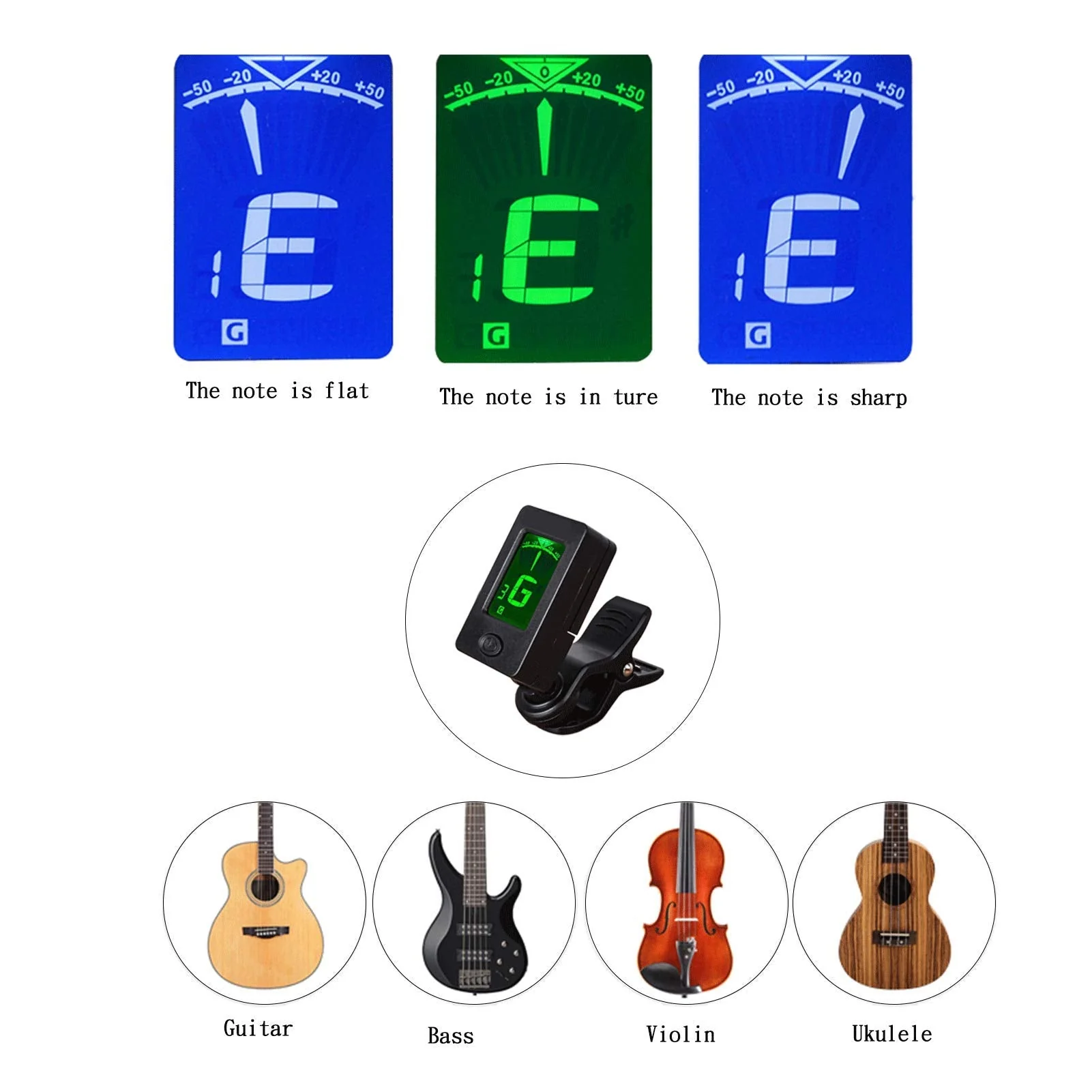 Electric Guitar Strings 3 Full Sets and Tuner, 3 in 1 Restringing Tool, Picks - Image 5
