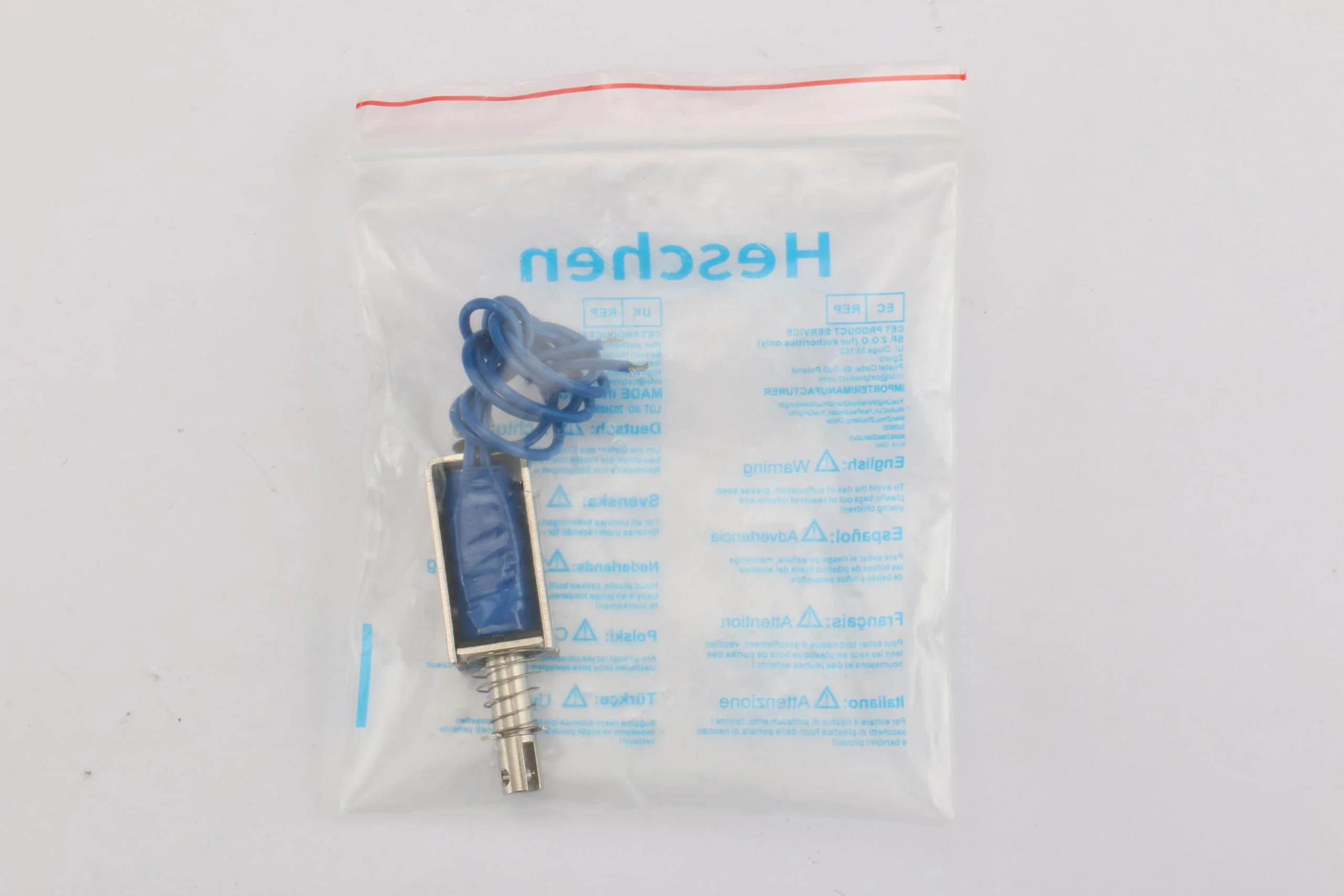 Electric Solenoid Electromagnet, Electric Magnets, HS-0530B Push Pull Type 24VDC 10mm Stroke 5N Force - Image 9