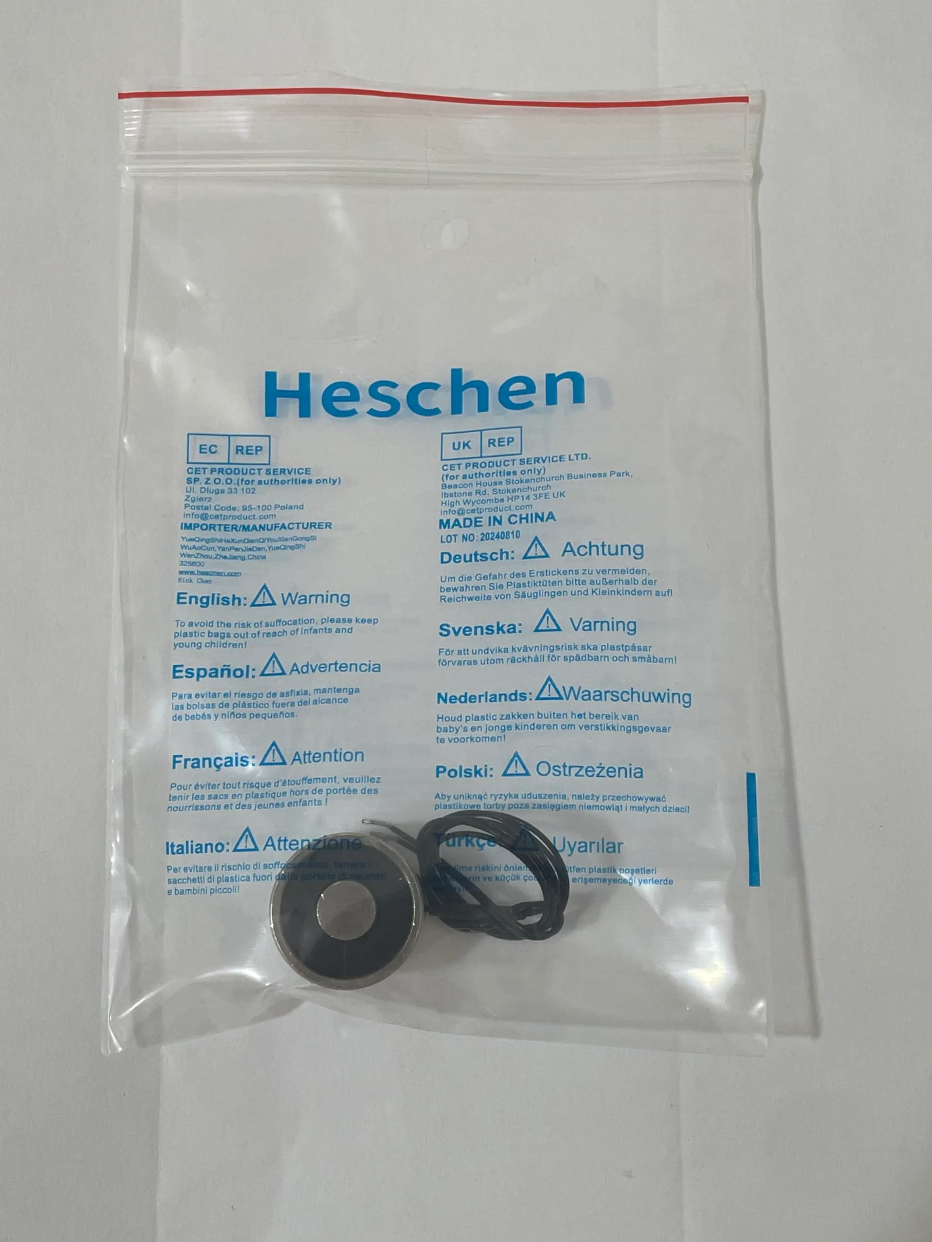 Electromagnet Magnet Solenoid P20/15, OD: 20mm, DC 24V, 2.5Kg/5.5lb - Image 9