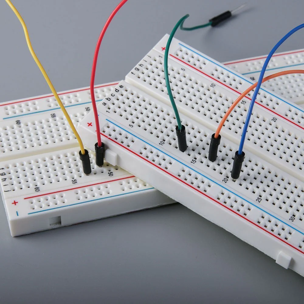 ELEGOO 3 Breadboard 830 Pin Solderless Prototype PCB Board Kit for Arduino Proto Shield Distribution Connection Blocks - Image 6